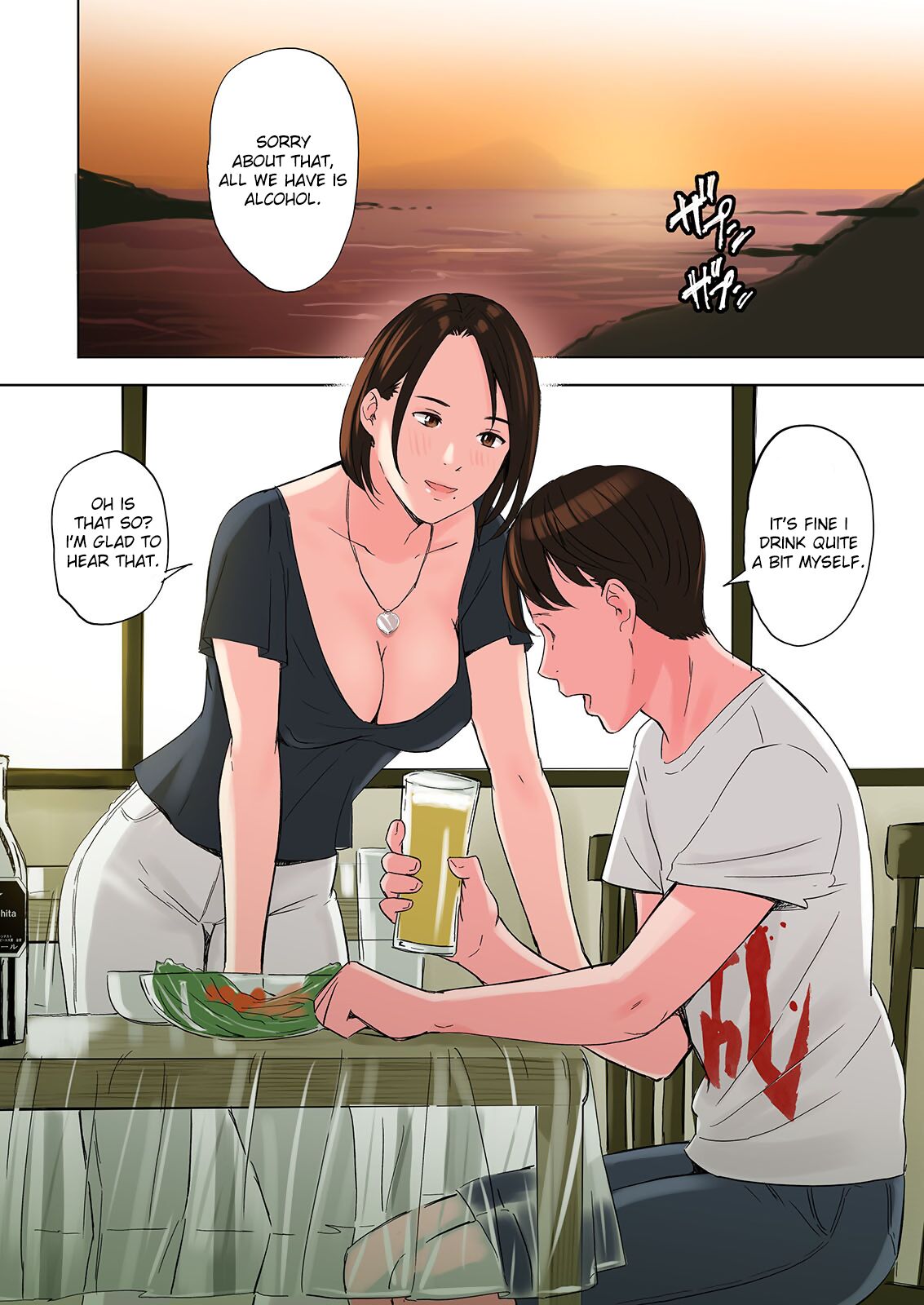 Tomodachi no Gibo to Ane ni Yuuwaku Sareru Hanashi Kouhen | A Tale of the Temptation of My Friend’s Stepmom and Sister, Sequel - Page 34