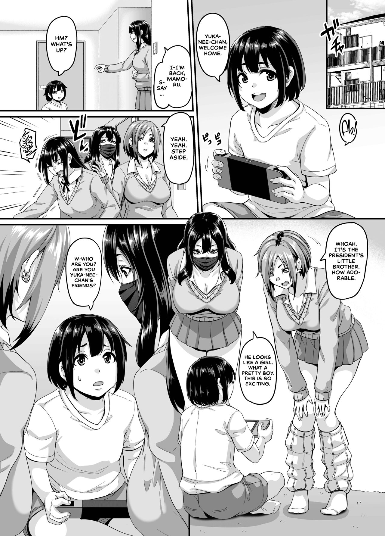 Papakatsu Bitch no Atashi-ra ga Anta no Otouto o Katte Mesuiki Yarichin-kun ni Shite Kawaigatte Ageru - Page 4