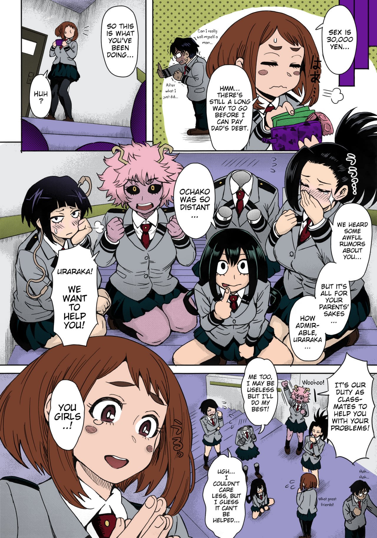 Uraraka Ura Fuuzoku | Uraraka’s Behind-the-Scenes Prostitution - Page 10