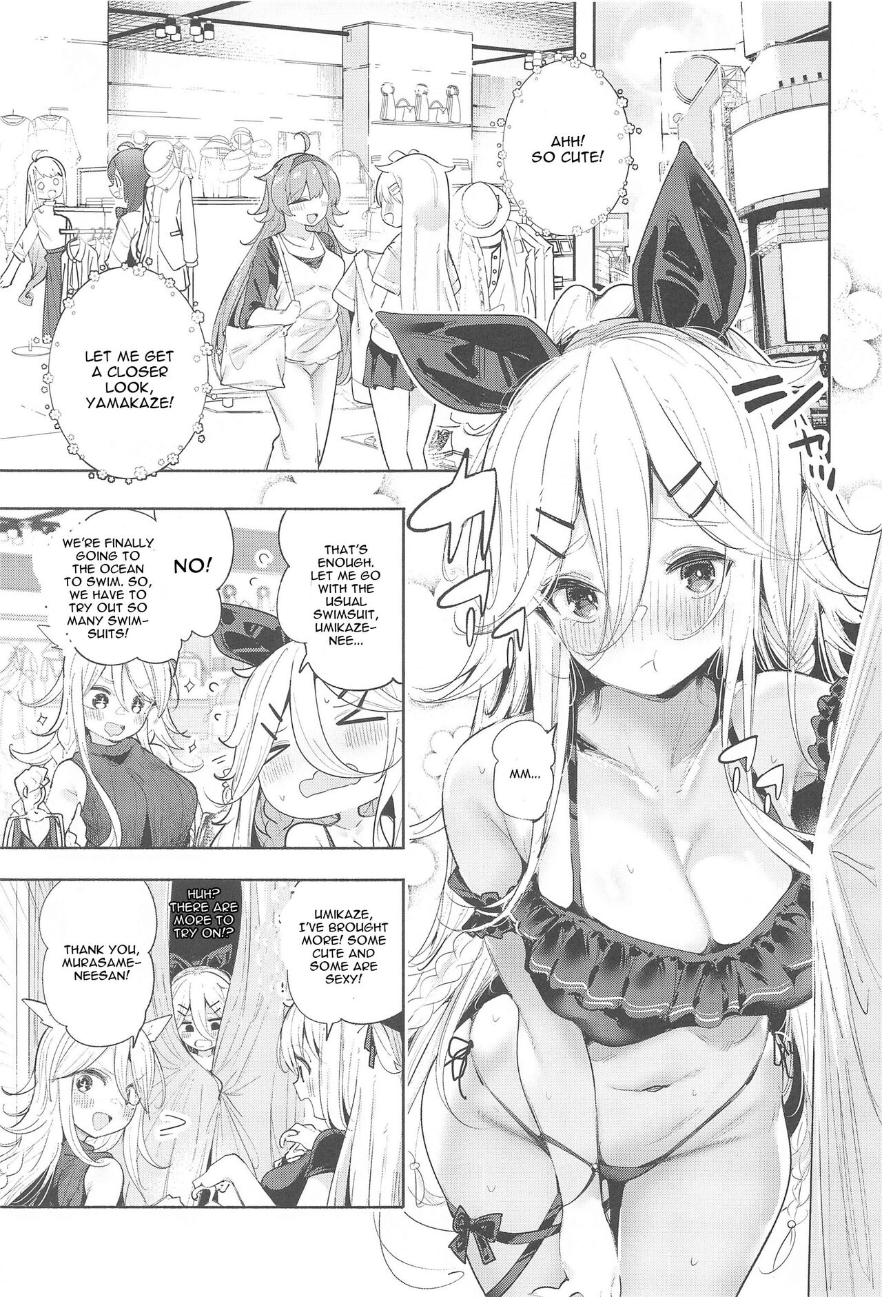 Yamakaze-chan to Private Beach de Yuuwaku Kozukuri Sex - Page 2
