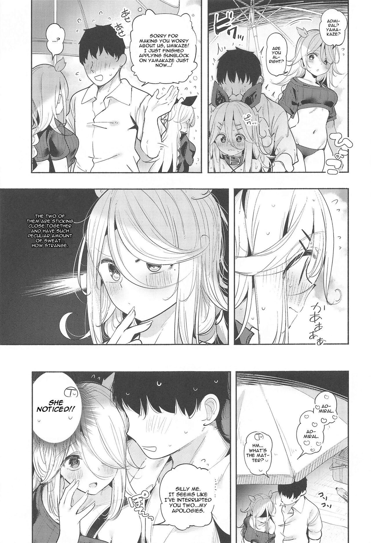Yamakaze-chan to Private Beach de Yuuwaku Kozukuri Sex - Page 10