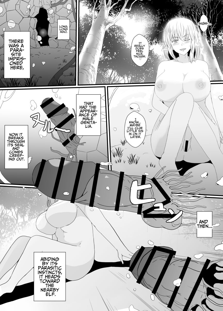 Elf no Sato de Futanari Kisei Pandemic | Futanari Parasite Pandemic at the Elves’ Village - Page 3