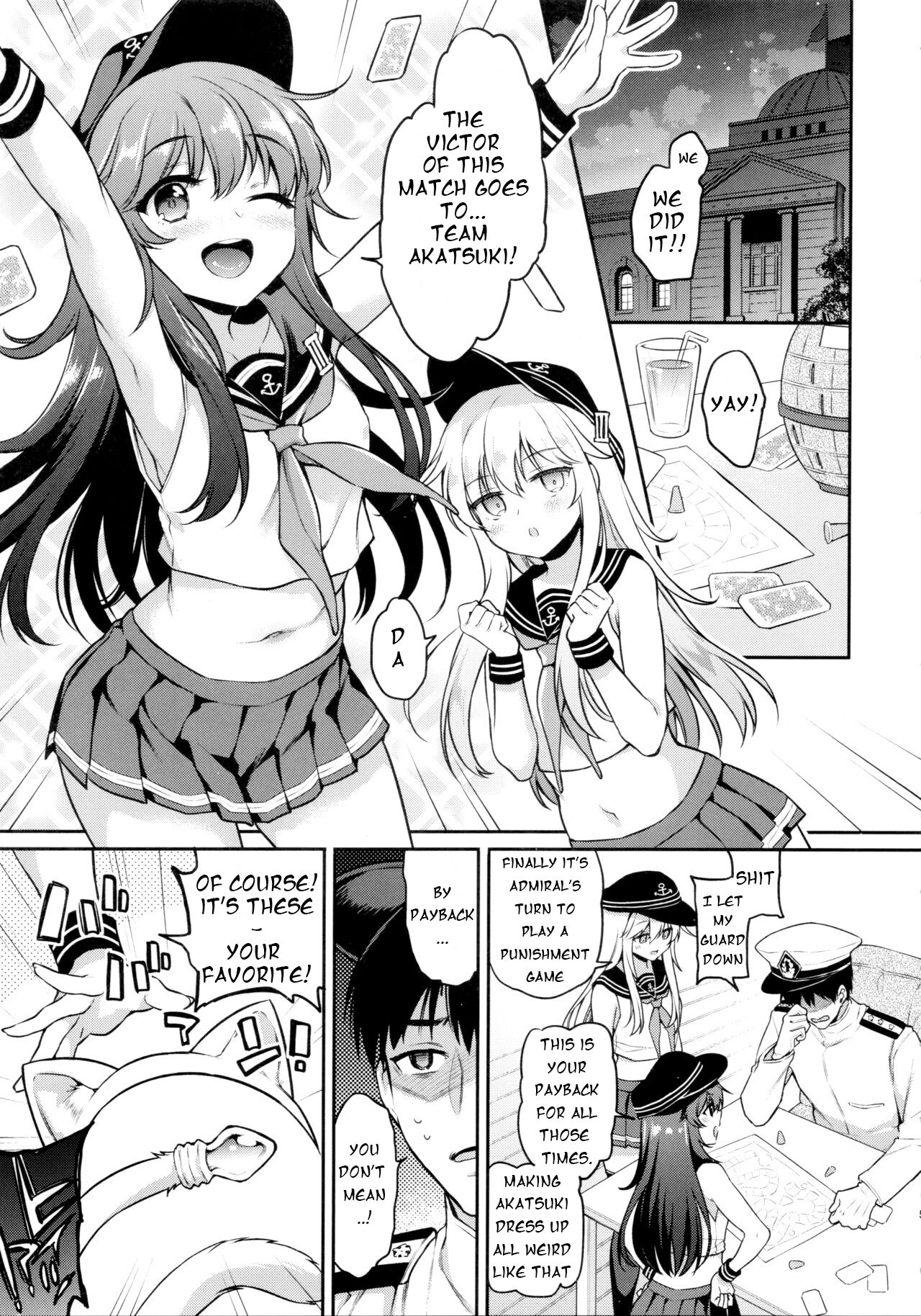 Akatsuki Hibiki-chan x Gyaku Batsu Game - Page 4