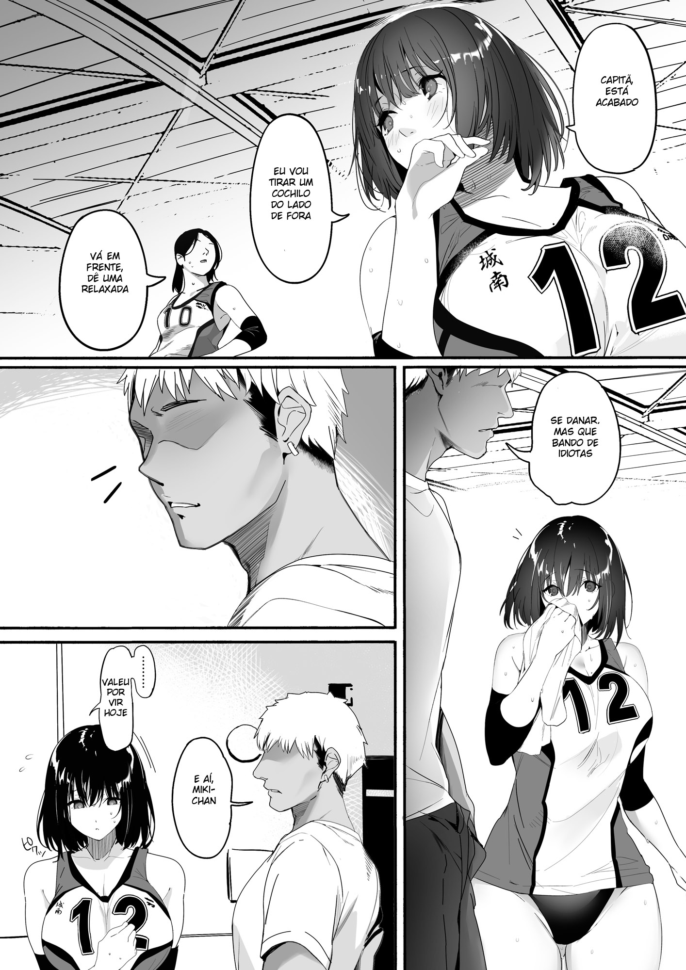 A História De Como Uma Garota Alta e Elegante Do Time De Vôlei, Se Torna Propriedade de Seu Senpai - Page 5