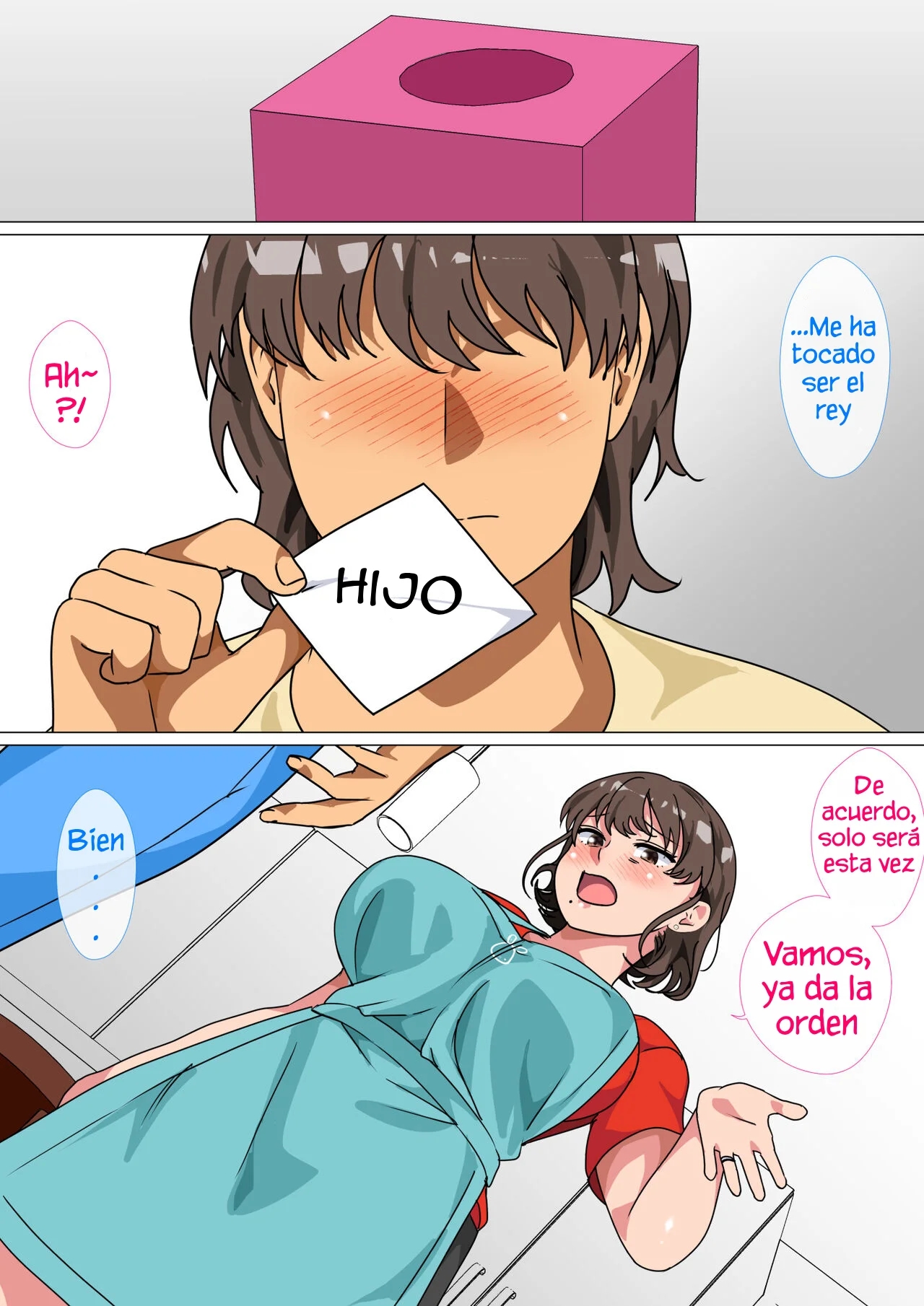 Ousama Game no Meirei de Haha to Sex Shita Hanashi | I Ordered My Mom to Have Sex with Me in King’s Game - Page 12
