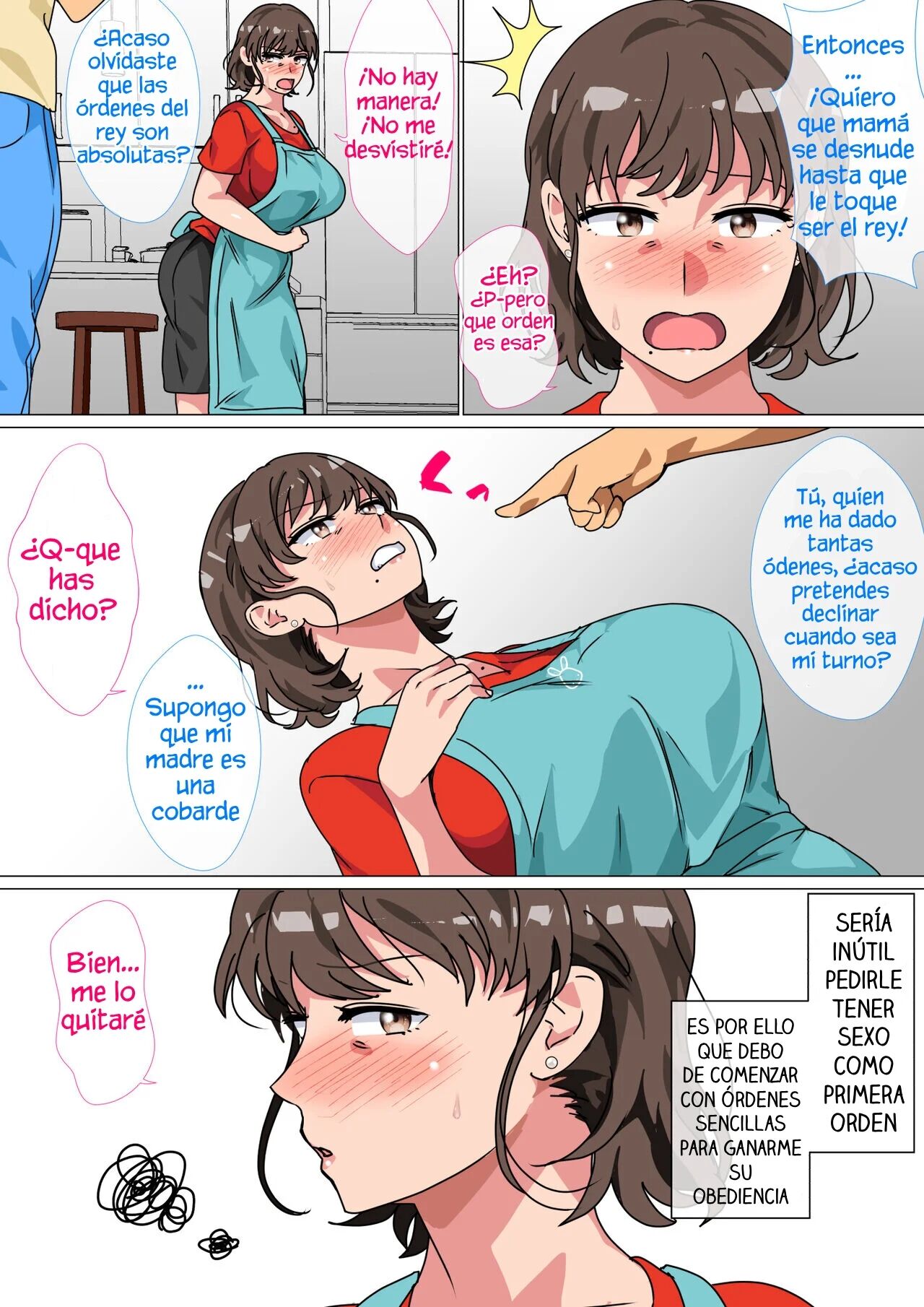 Ousama Game no Meirei de Haha to Sex Shita Hanashi | I Ordered My Mom to Have Sex with Me in King’s Game - Page 13