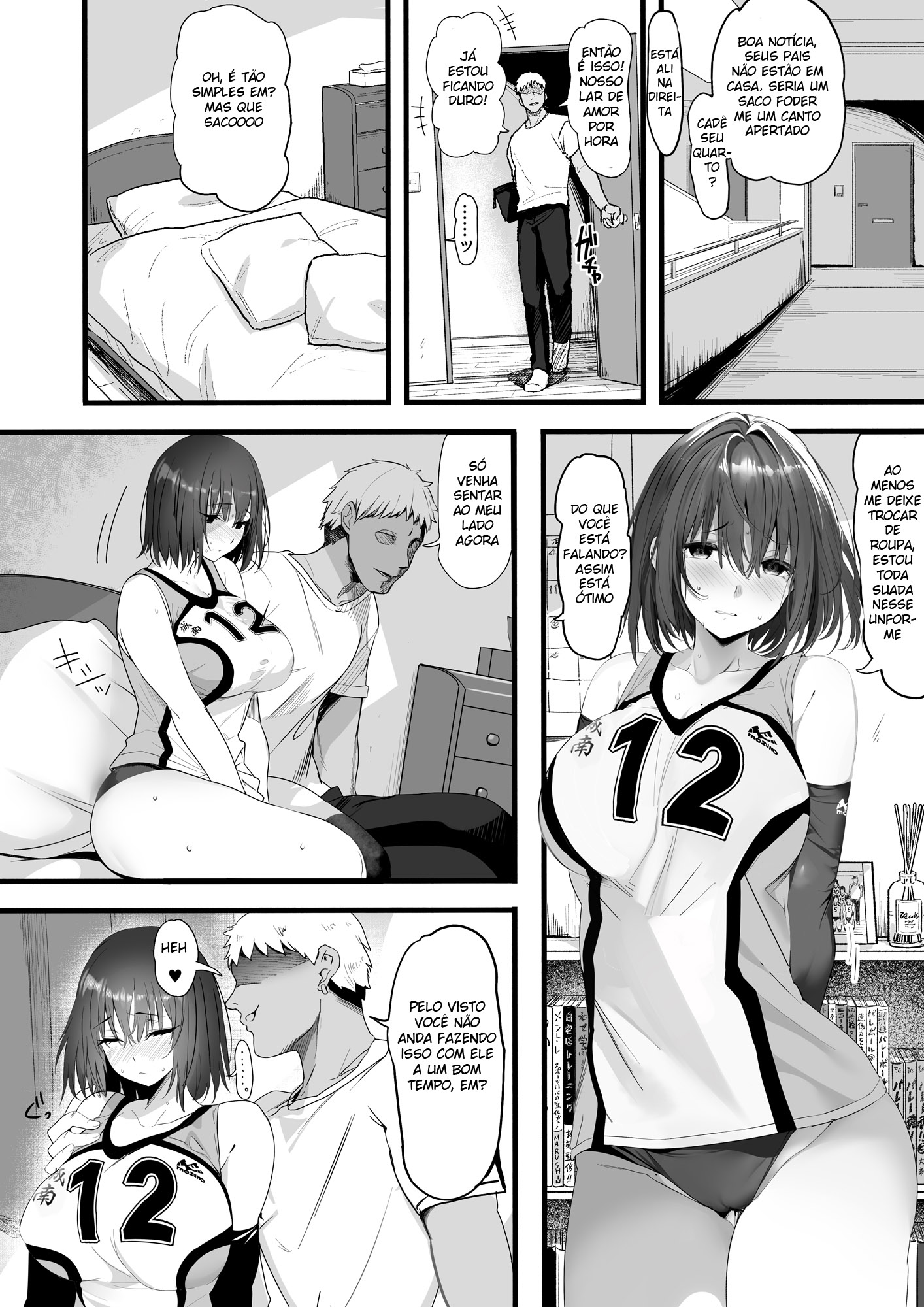 A História De Como Uma Garota Alta e Elegante Do Time De Vôlei, Se Torna Propriedade de Seu Senpai - Page 13