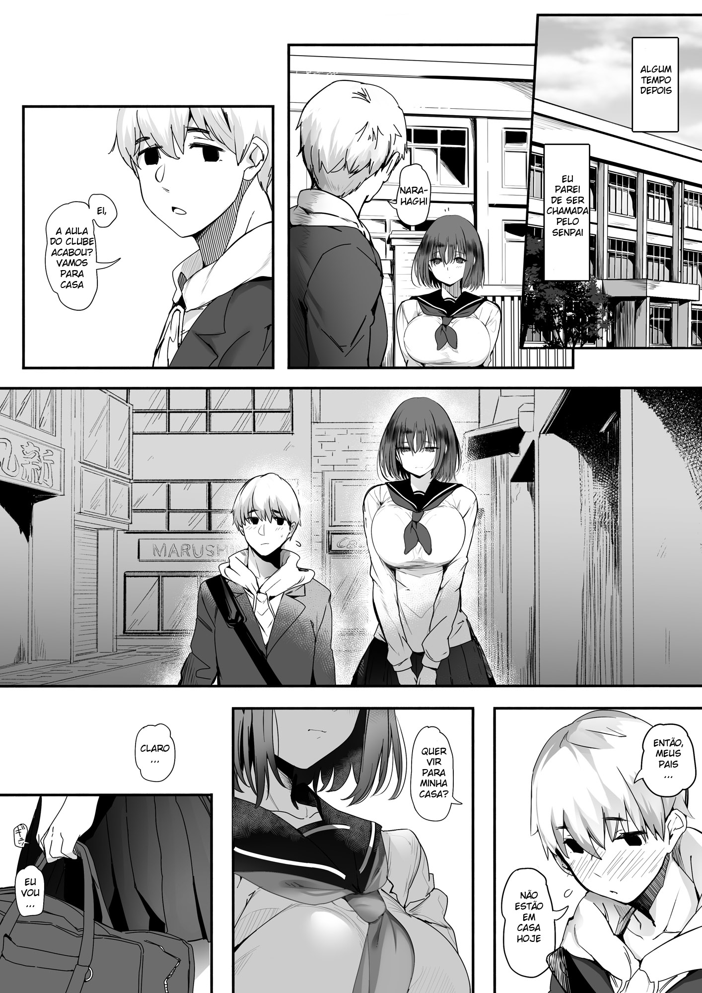 A História De Como Uma Garota Alta e Elegante Do Time De Vôlei, Se Torna Propriedade de Seu Senpai - Page 29