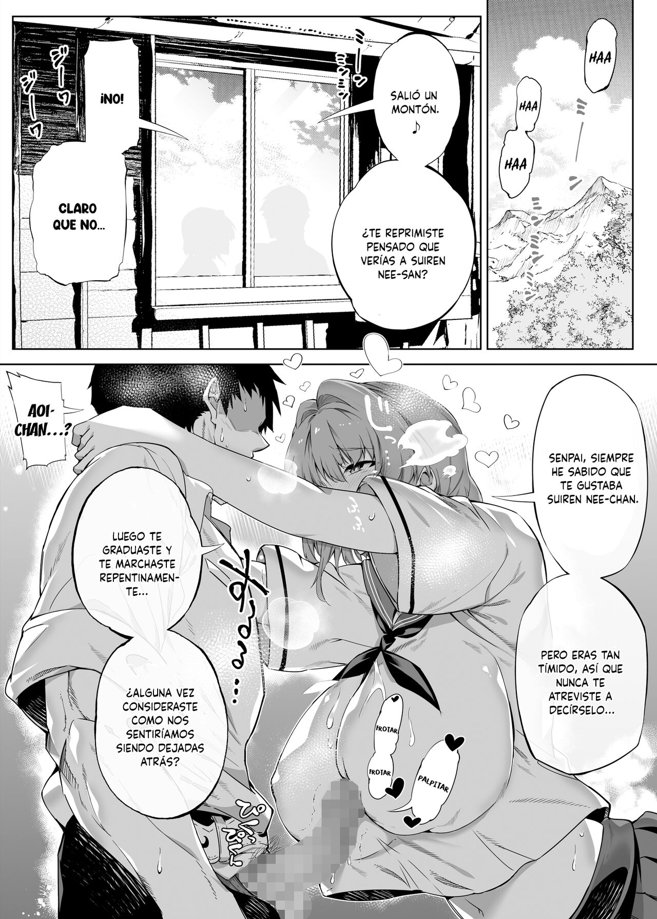 Natsu no Yari Naoshi -Inaka to Hanare to Bijin Shimai- | Reconciliación de verano Las hermosas hermanas del campo - Page 34