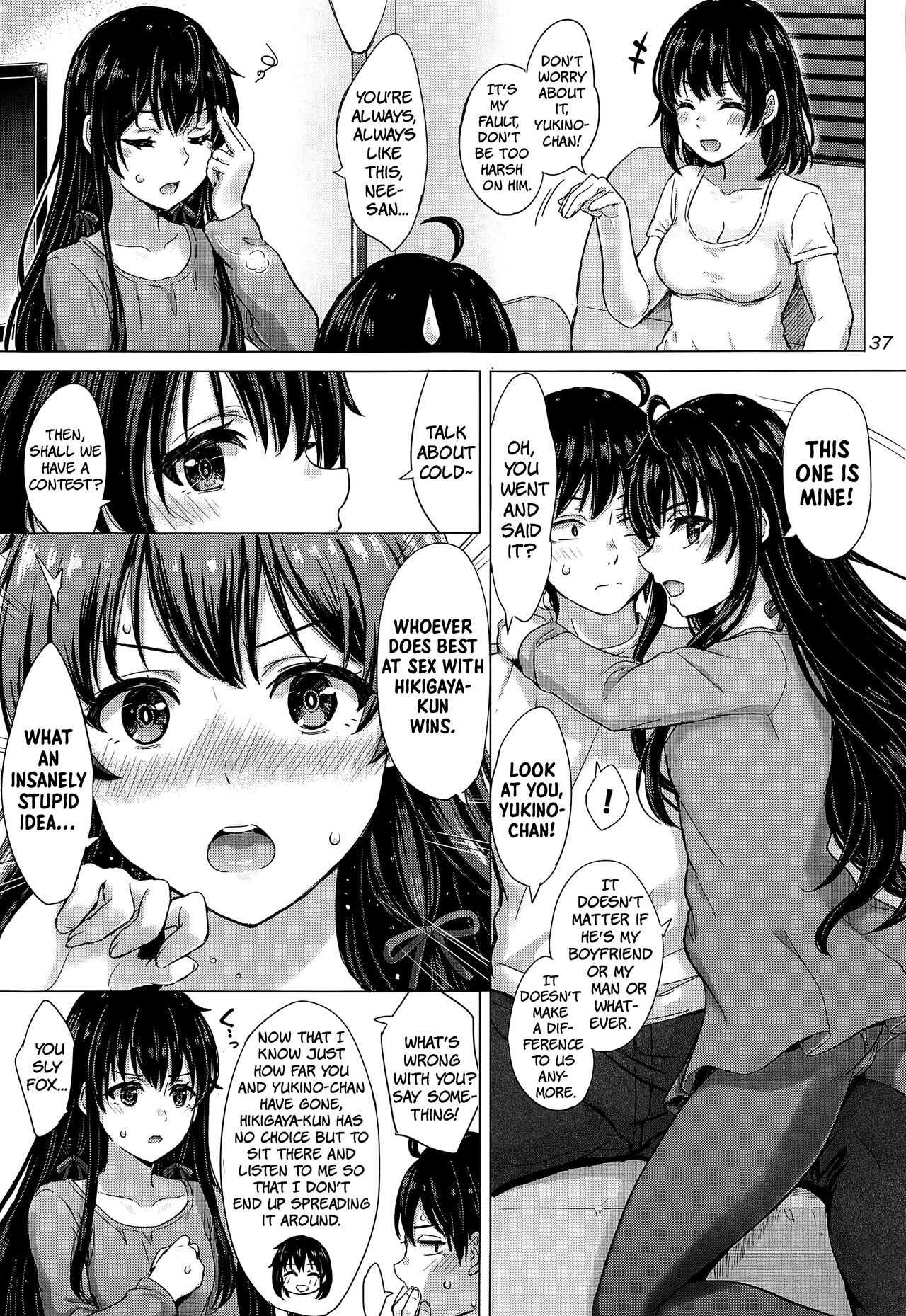 Yukinoshita Shimai to Iyarashii Futari no Himegoto. | The Naughty Secrets of the Yukinoshita Sisters. - Page 36