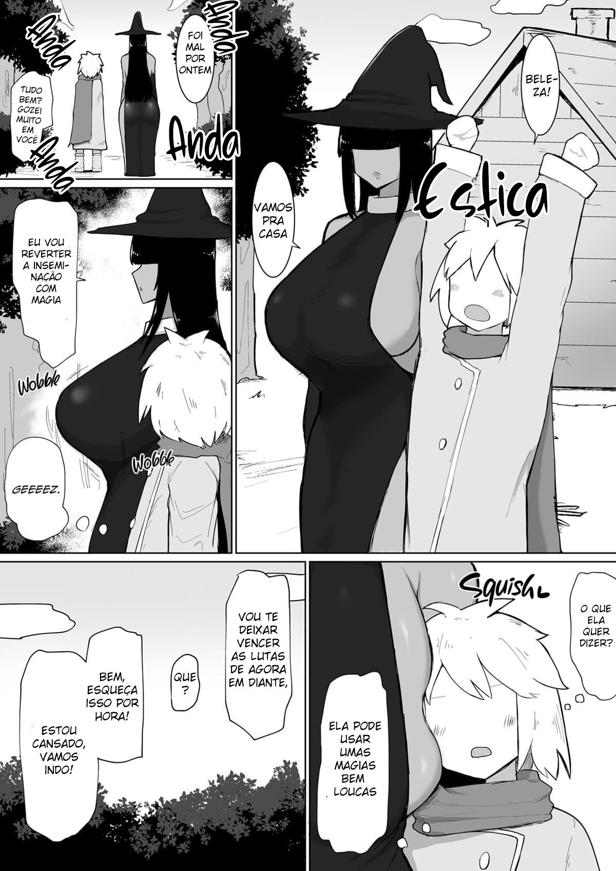A História da Foda Irresponsável com uma Bruxa Contratada Para a Equipe 2 - Page 36