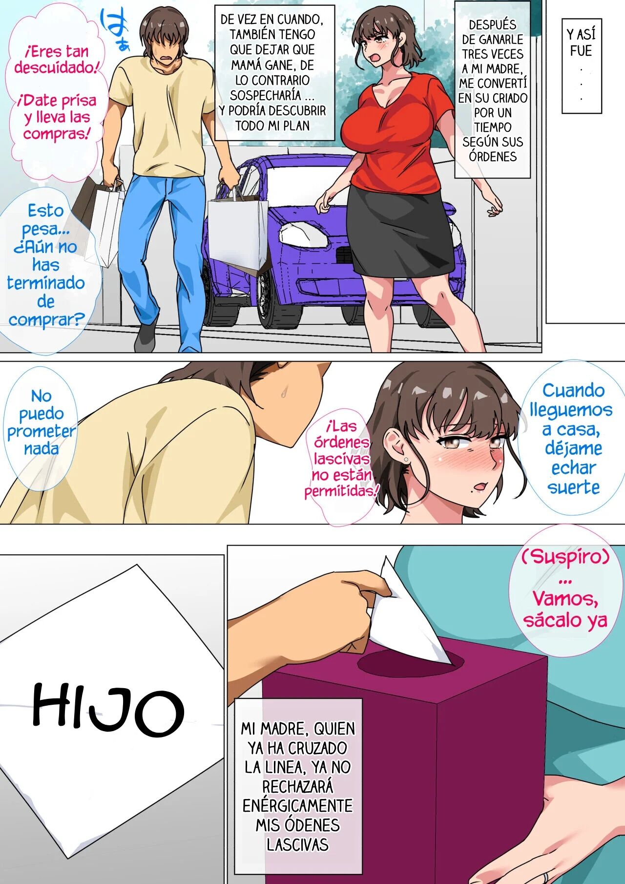 Ousama Game no Meirei de Haha to Sex Shita Hanashi | I Ordered My Mom to Have Sex with Me in King’s Game - Page 47