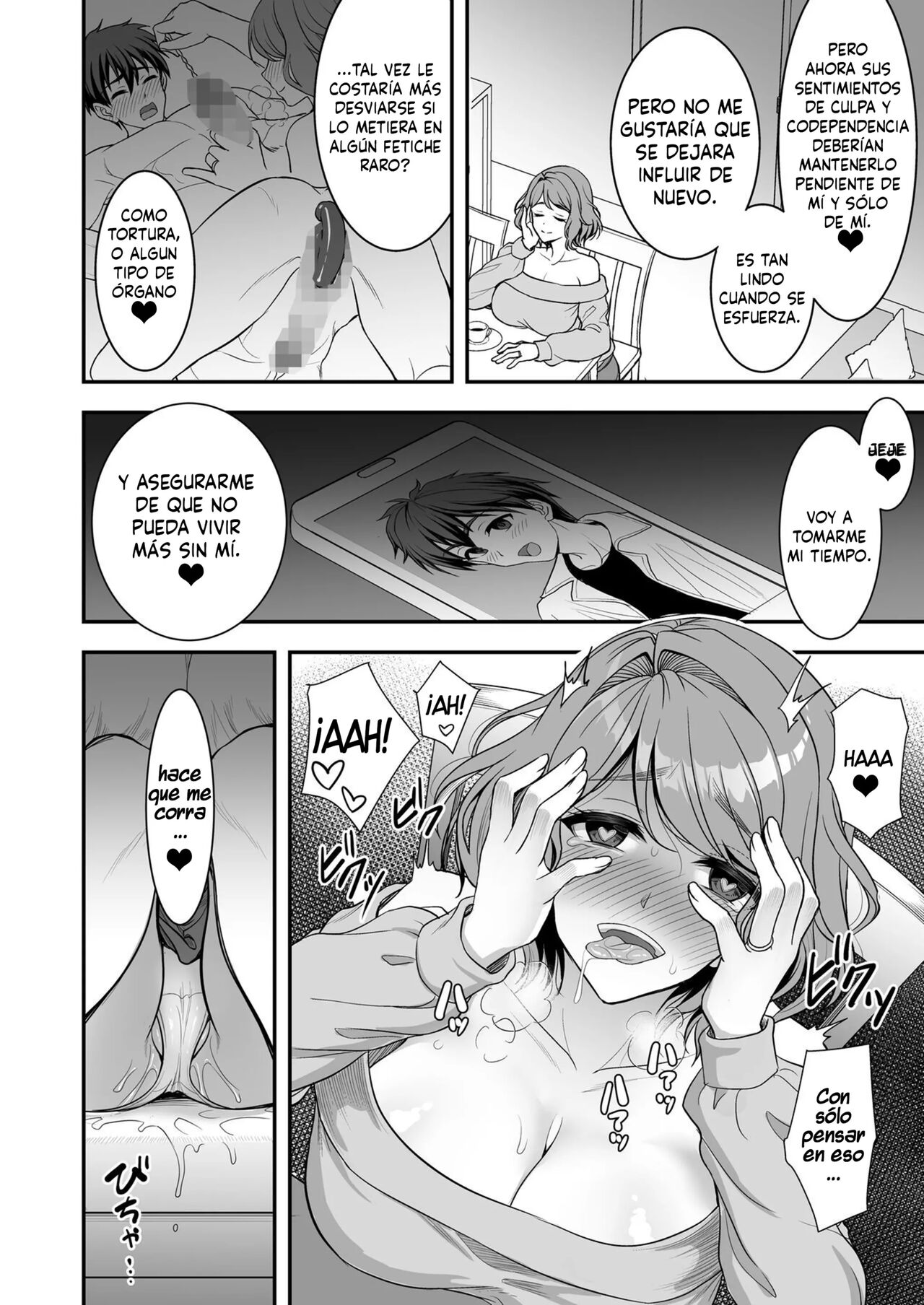 Toshiue Zuma No Yawaraka Na Torikago ~Ore Ga Joushi No Tsuma To Uwaki Shite Mo Tenohira No Ue~ | La leve trampa de una esposa ~La engañé pero estoy totalmente bajo su control~ - Page 50