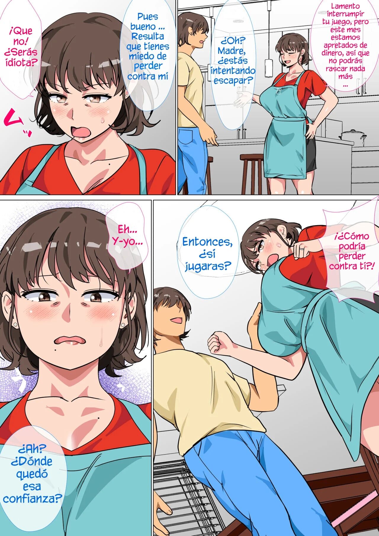 Ousama Game no Meirei de Haha to Sex Shita Hanashi | I Ordered My Mom to Have Sex with Me in King’s Game - Page 6