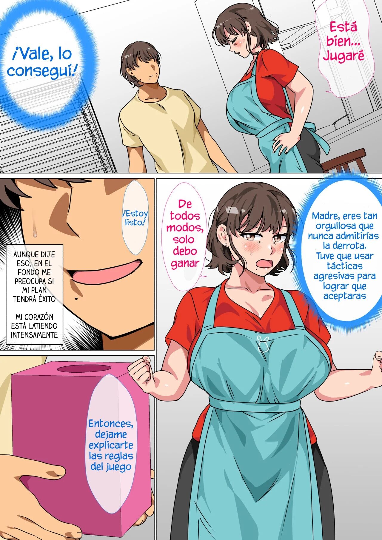 Ousama Game no Meirei de Haha to Sex Shita Hanashi | I Ordered My Mom to Have Sex with Me in King’s Game - Page 7