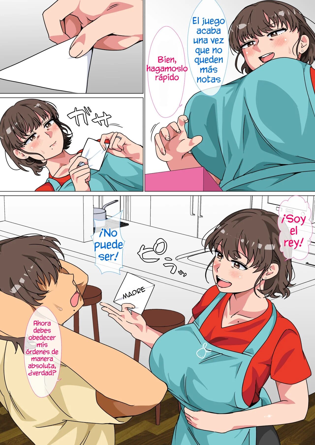 Ousama Game no Meirei de Haha to Sex Shita Hanashi | I Ordered My Mom to Have Sex with Me in King’s Game - Page 9