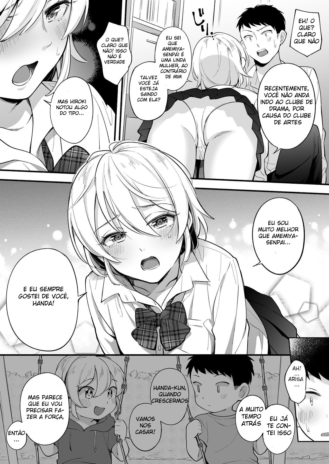 Qual das duas? Uma linda Senpai? Ou Uma Amiga de Infância Determinada? - Page 9