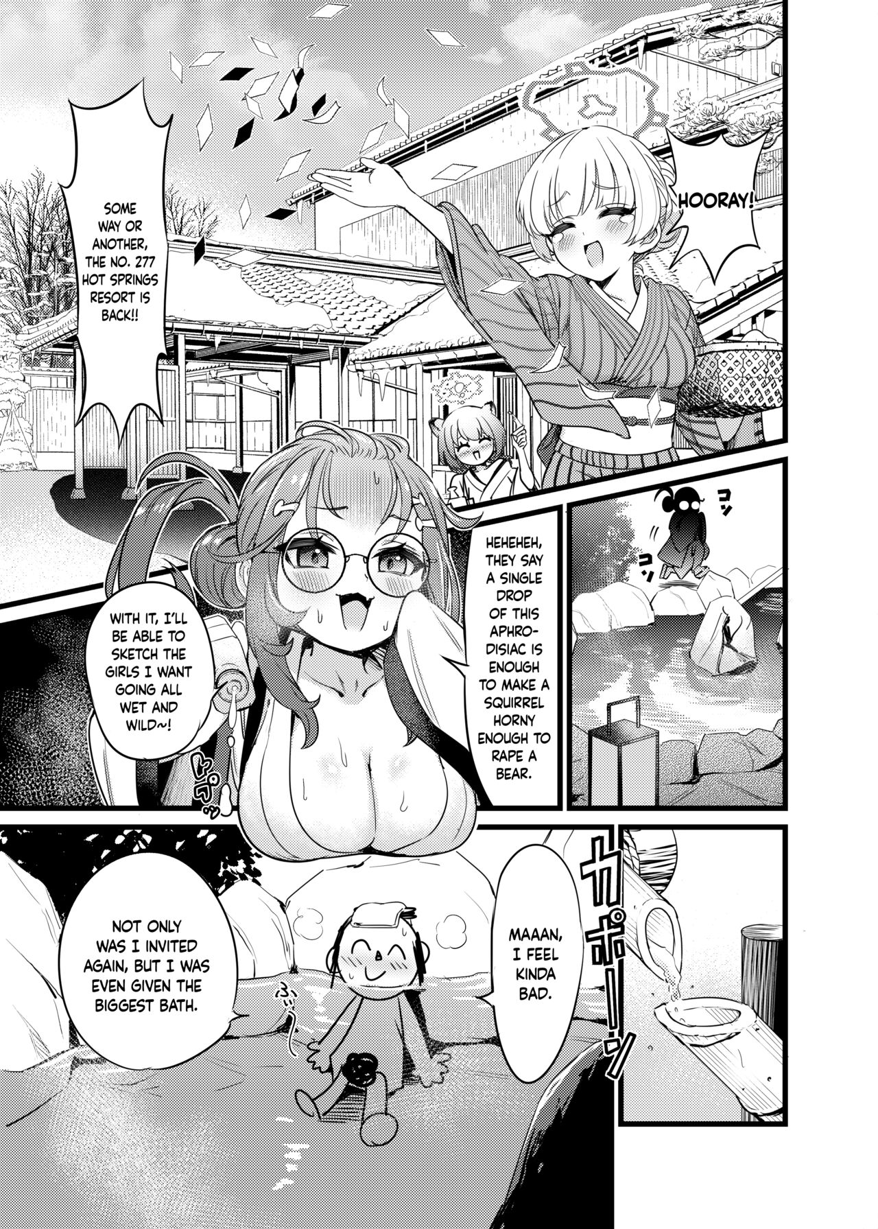 Yukemuri Biyaku Jiken!! Tatakae!! SEX Avengers!! | The Hot Springs Aphrodisiac Incident! Fight on, SEX Avengers!! - Page 2