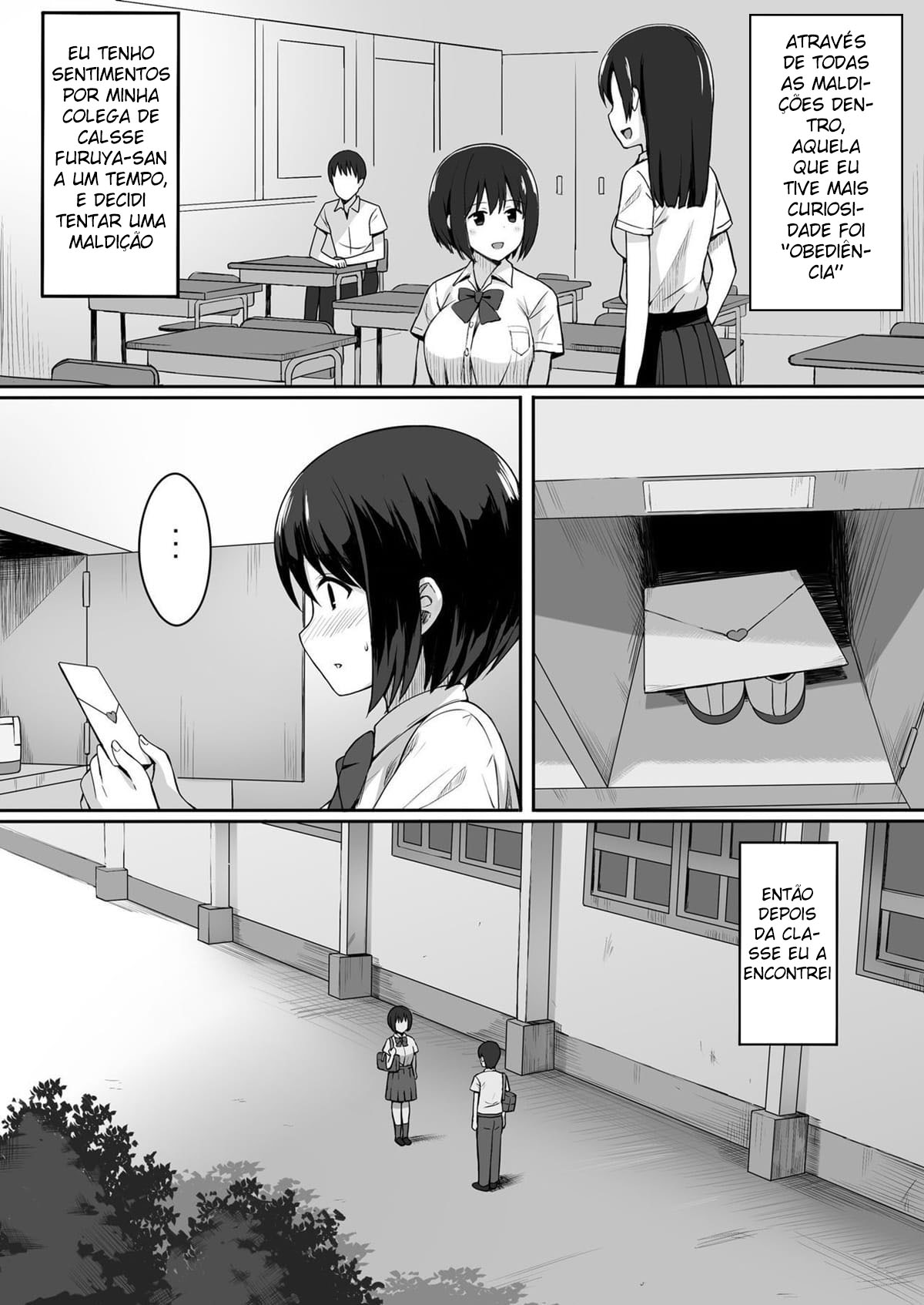 A História de Como Tornei Minha Colega de Classe o meu Onahole Através de uma Maldição de Obediência - Page 4