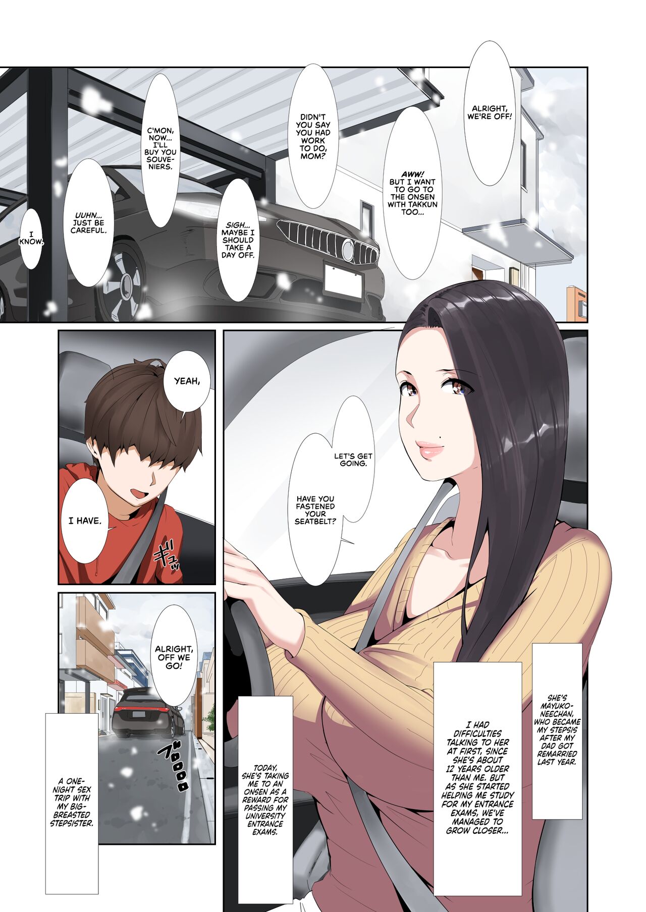 Goukaku Iwai no Fudeoroshi Koubi de Kintama Karappo ni Shite Kureru Bakunyuu Gishi | My Big-Breasted Stepsister Let Me Have My First Time With Her Until My Balls Were Empty as a Reward for Passing My Entrance Exams - Page 4