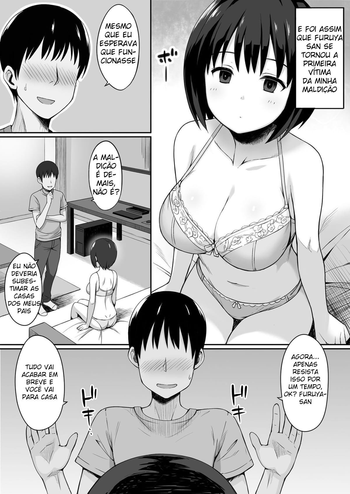 A História de Como Tornei Minha Colega de Classe o meu Onahole Através de uma Maldição de Obediência - Page 6
