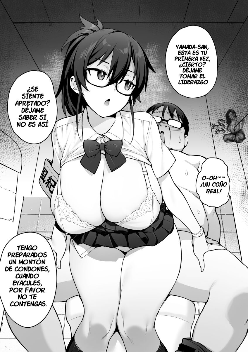 Atarashii Fuuki Iinchou wa Mune ga Ookii to Iu Uwasa ga Aru | Se Rumorea Que La Nueva Presidenta Del Comité Disciplinario Tiene Unos Pechos Enormes 1 - Page 12