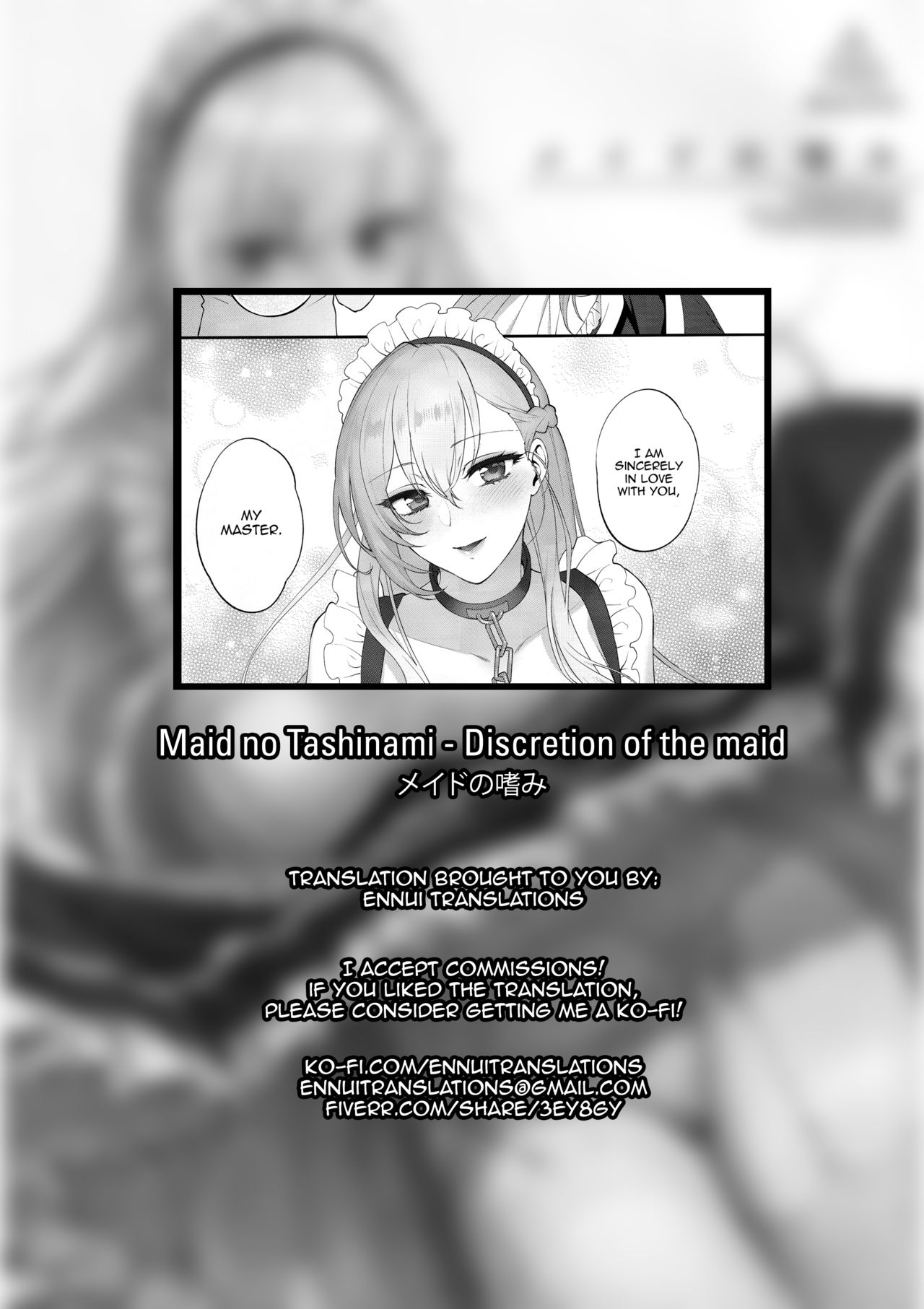 Maid no Tashinami – Discretion of the maid - Page 27