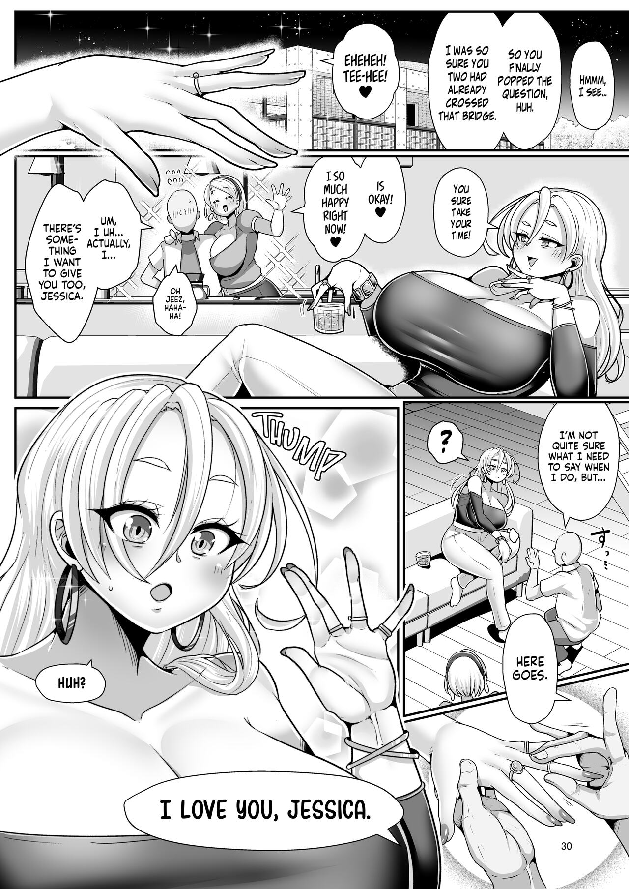 H Daisuki Kinpatsu Hakujin Bakunyuu Ryuugakusei ga Tonari no Heya ni Hikkoshite Kita!! 3 - Page 31