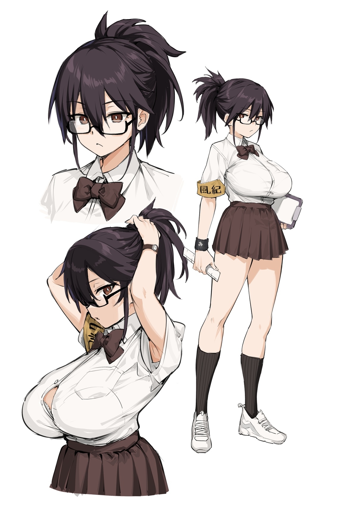 Atarashii Fuuki Iinchou wa Mune ga Ookii to Iu Uwasa ga Aru | Se Rumorea Que La Nueva Presidenta Del Comité Disciplinario Tiene Unos Pechos Enormes 1 - Page 4