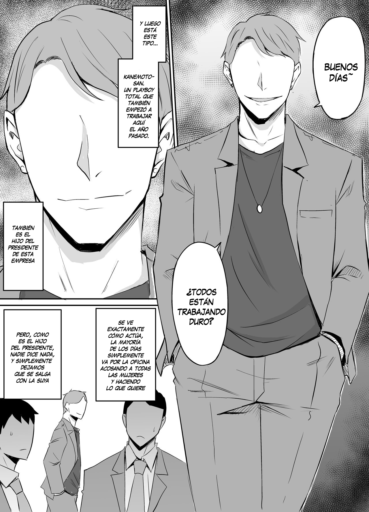 Akogare no Onna Joushi ga Douryou no Charao ni Otosareru Hanashi - Page 4