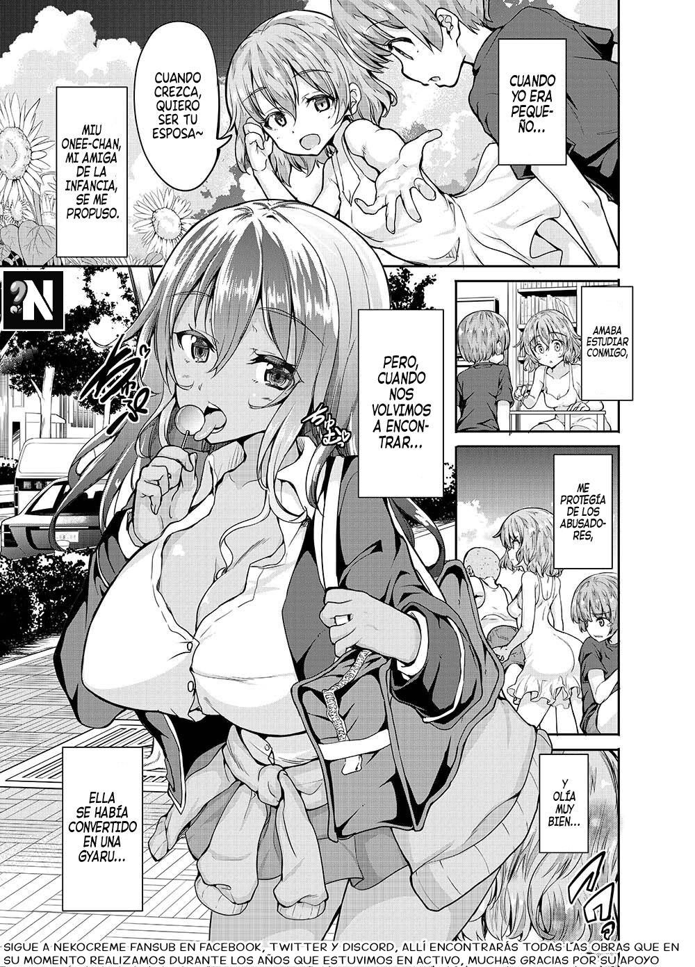 Kuro Gal Nee-san wa Iiko ni Shiteru to Sei Shori Sex Shite Kureru | Se un Buen Chico y ten Sexo con la Gyaru Onee-san - Page 4