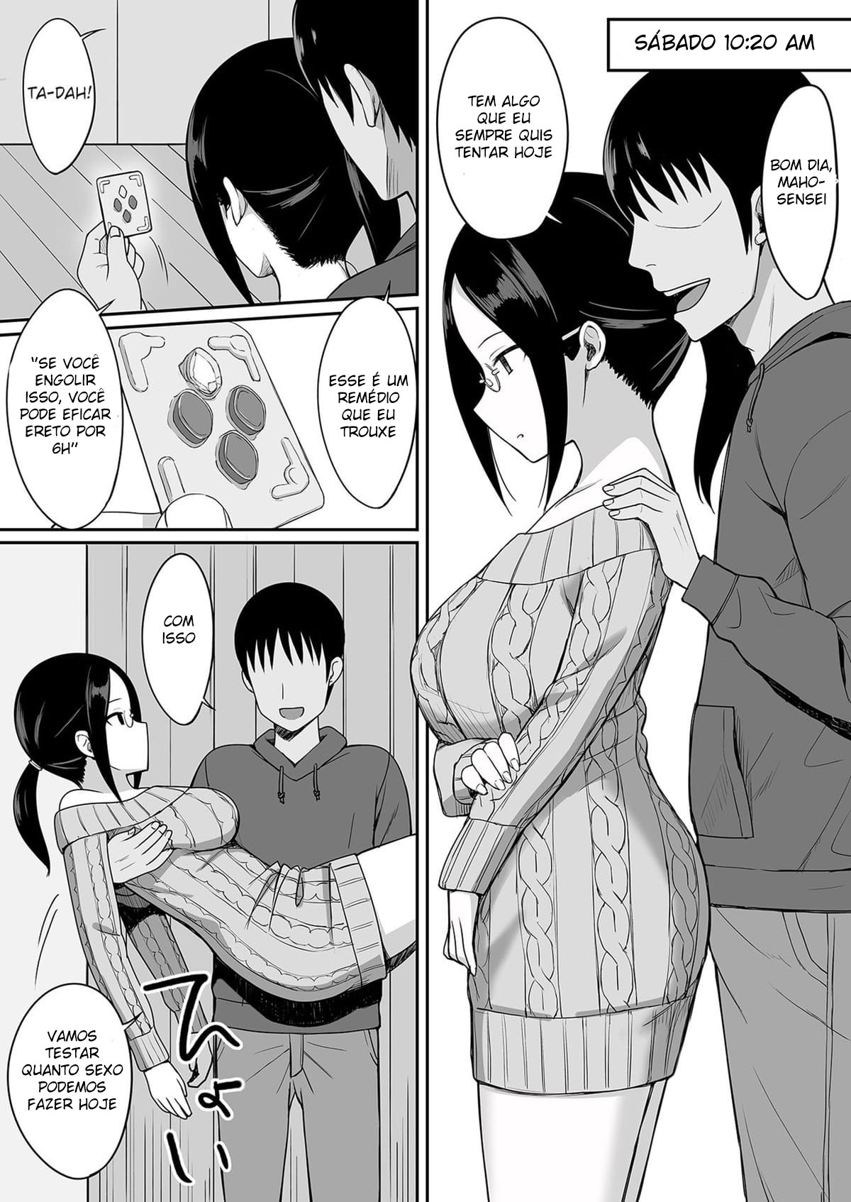 A Maldição da Obediência 4 ~ A Onahole Maho-Sensei á Vontade ~ - Page 12