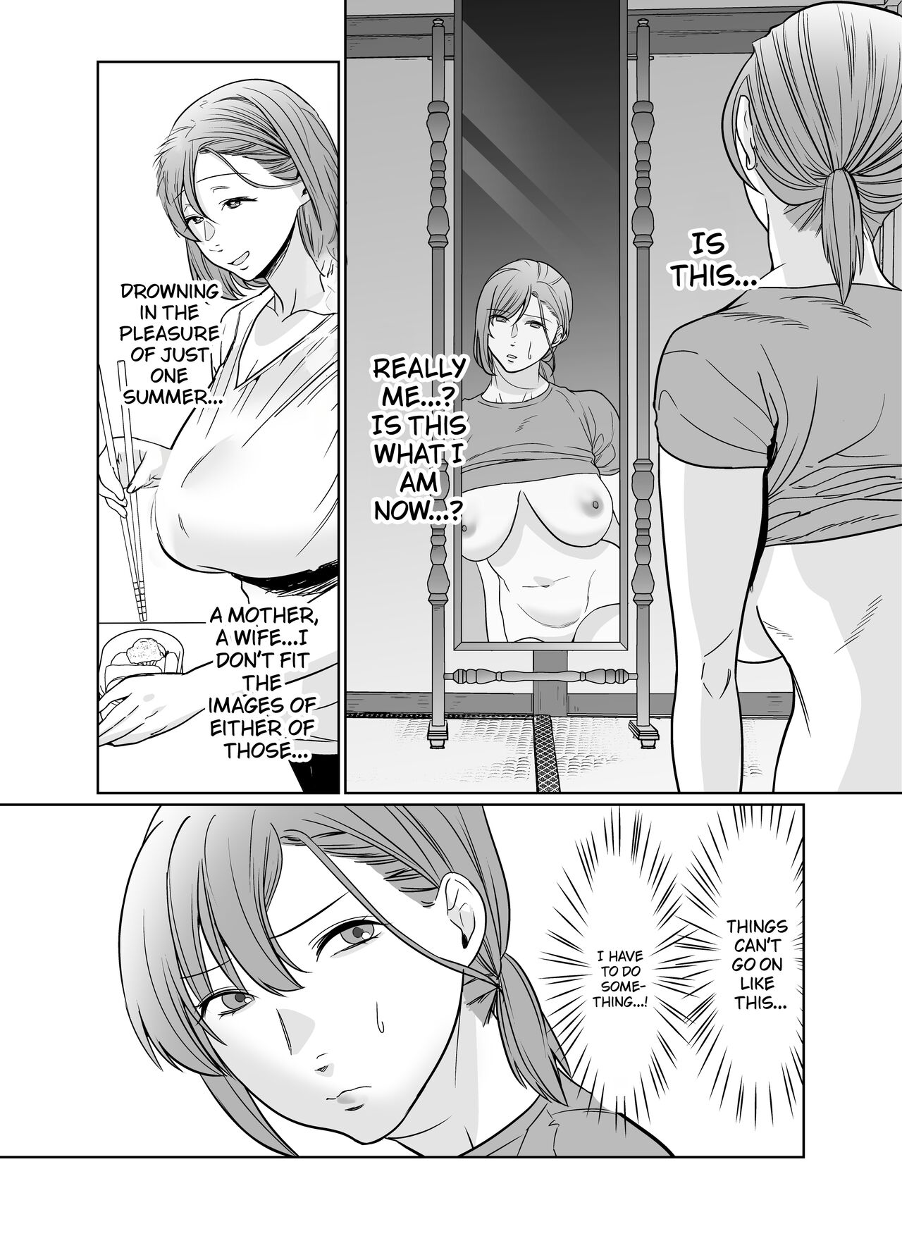 Natsu, Inaka. Tomodachi no Hahaoya to Amaku Tokeyuku Atsui Sex | Rural, Summer. Hot Sweet Sex with My Friend’s Mom - Page 25