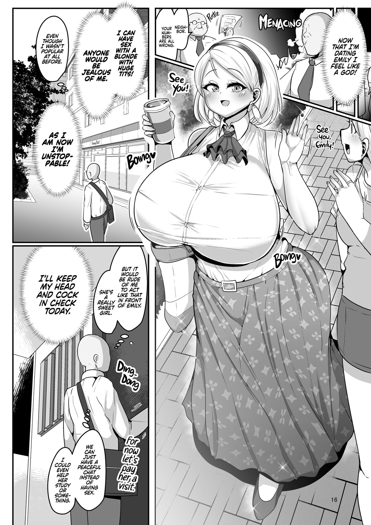 H Daisuki Kinpatsu Hakujin Bakunyuu Ryuugakusei ga Tonari no Heya ni Hikkoshite Kita!! - Page 18