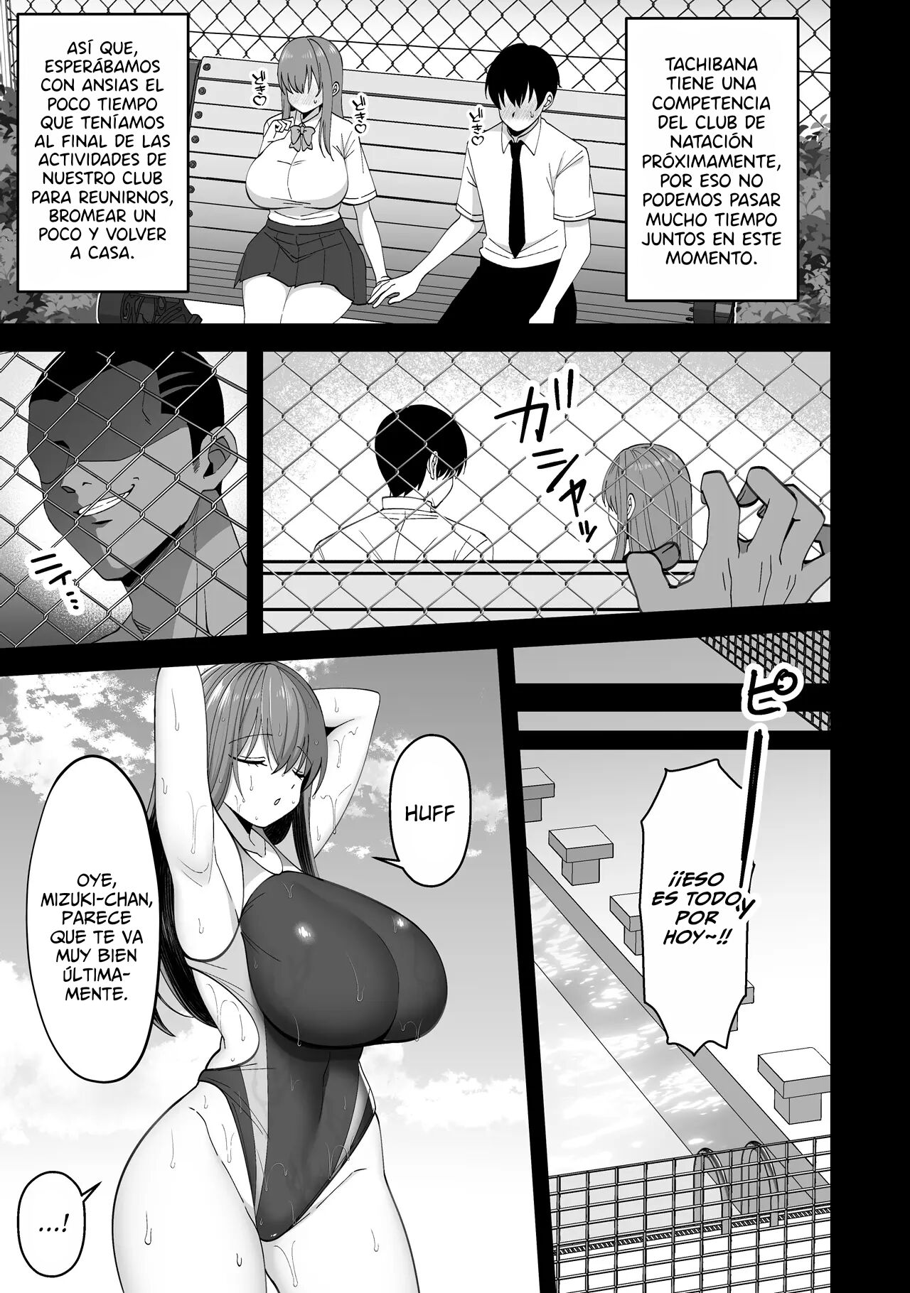 Suieibu no Kanojo ga Netorarete Charao no Kyokon ni Ochiru made - Page 5