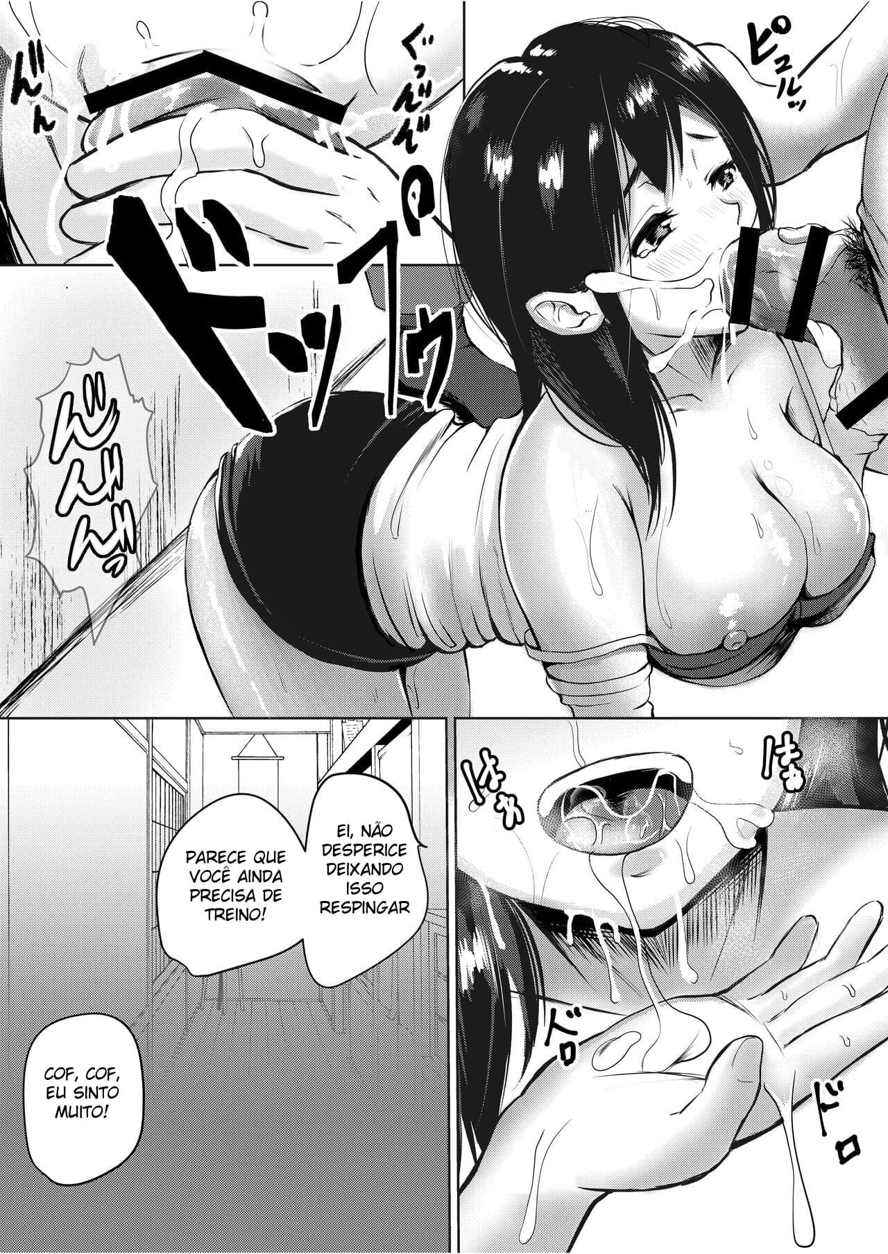 A Senpai Séria faz Hora Extra Enquanto é Forçada a Gozar Até de Manhã - Page 15