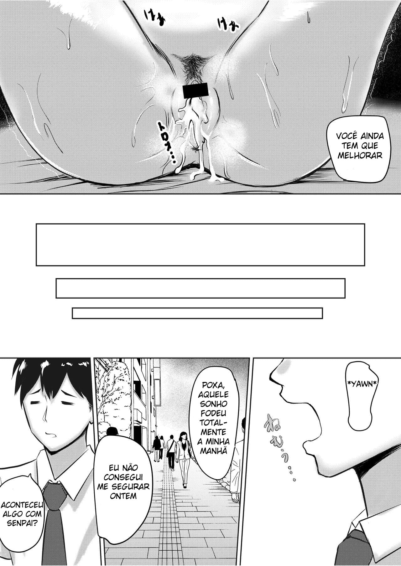 A Senpai Séria faz Hora Extra Enquanto é Forçada a Gozar Até de Manhã - Page 39