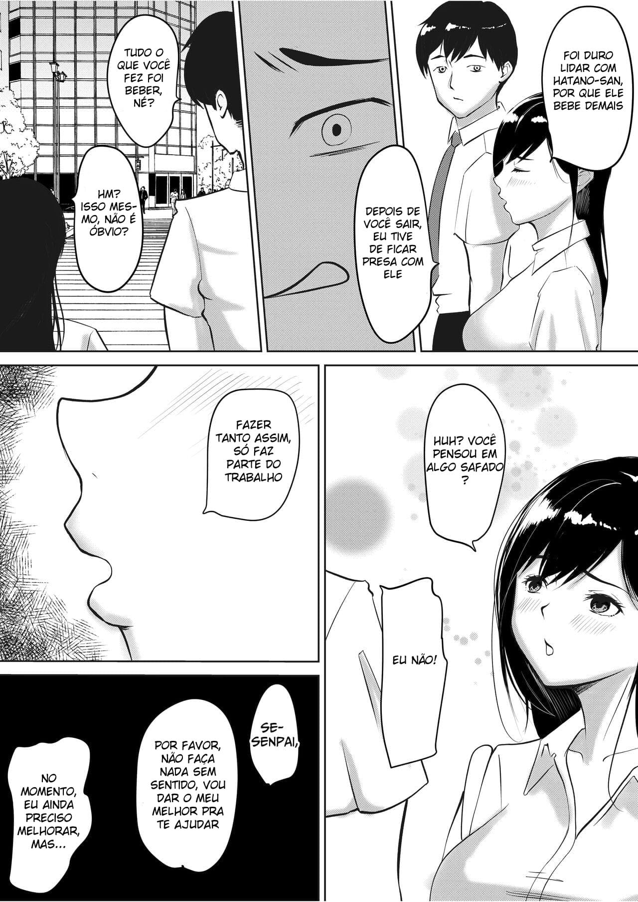 A Senpai Séria faz Hora Extra Enquanto é Forçada a Gozar Até de Manhã - Page 41