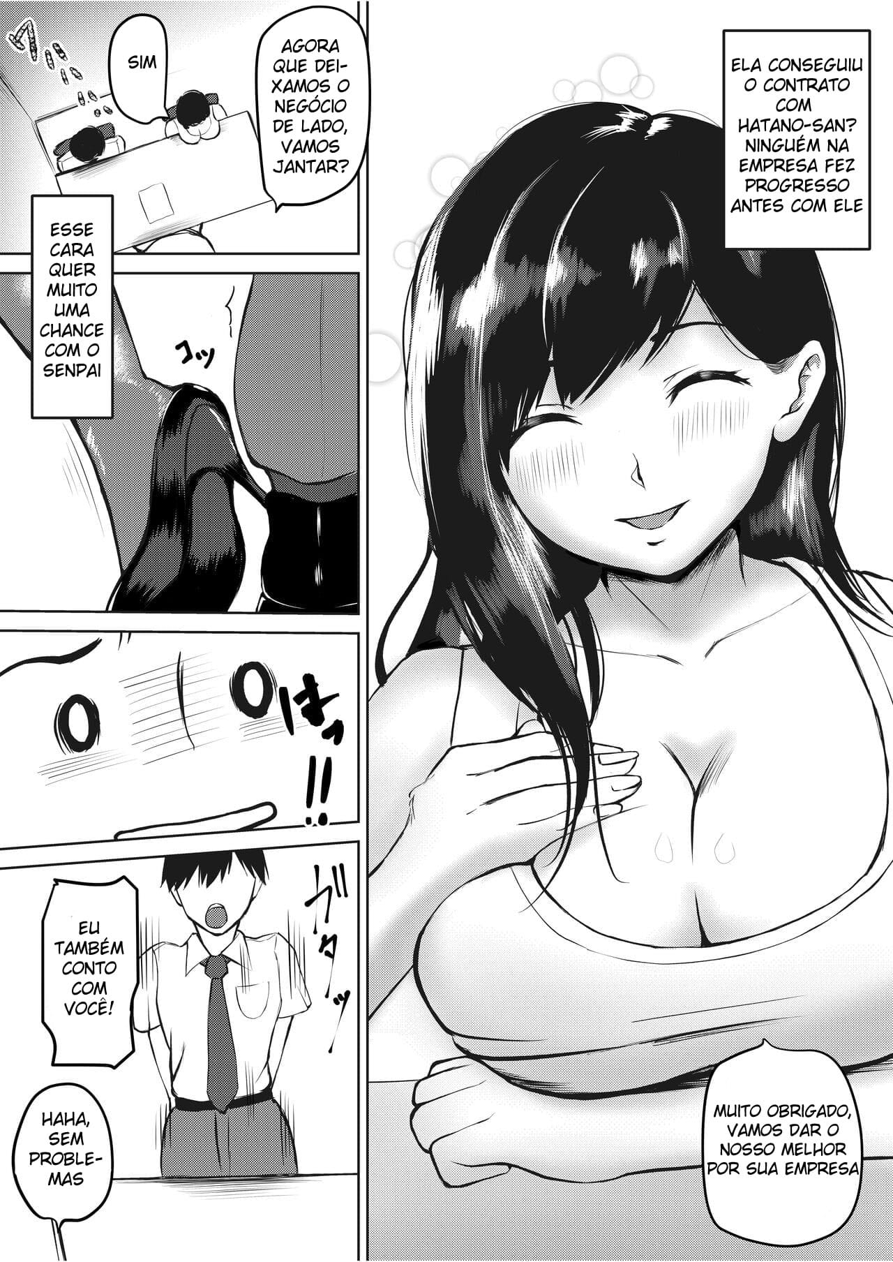 A Senpai Séria faz Hora Extra Enquanto é Forçada a Gozar Até de Manhã - Page 6