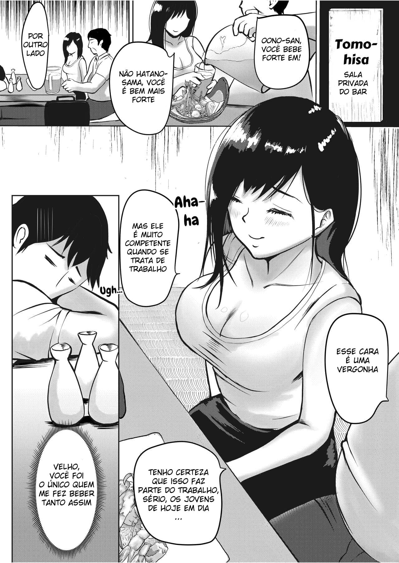 A Senpai Séria faz Hora Extra Enquanto é Forçada a Gozar Até de Manhã - Page 9