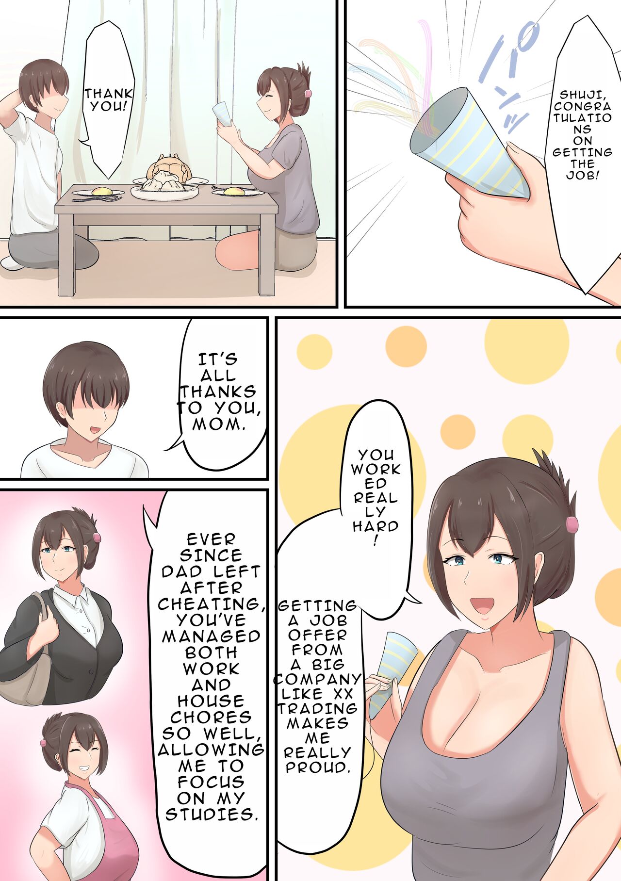 Oiwai ni Okaa-san ga Fudeoroshi Shite Kureta Hanashi - Page 2