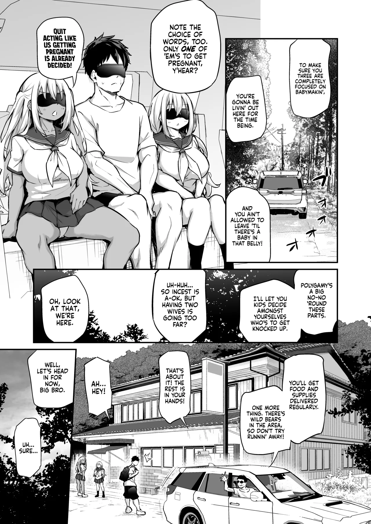 Imouto-tachi o Haramasenai to Derarenai Mura - Page 5