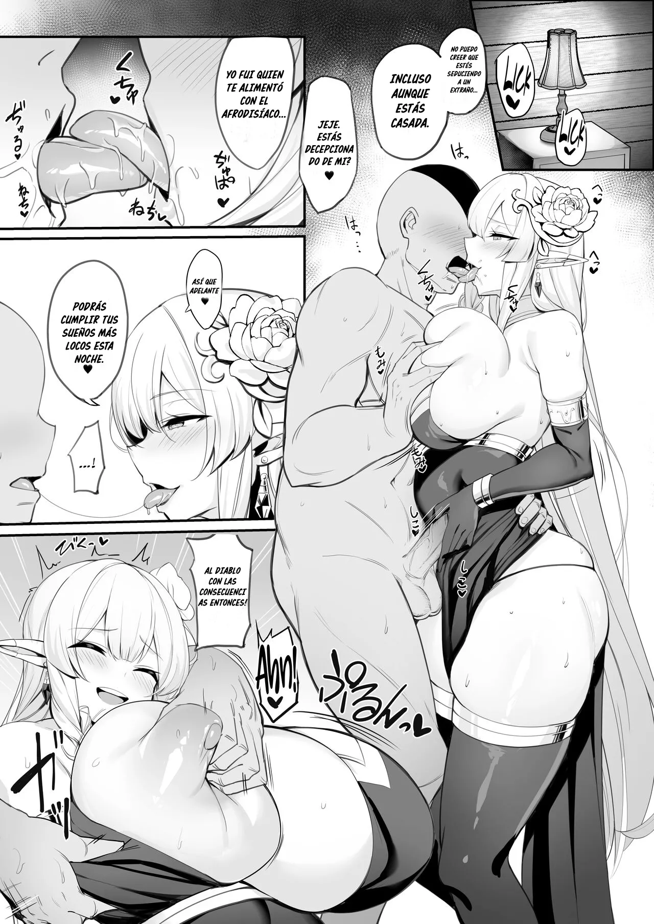 Hitozuma Elf wa Yokkyuu Fuman | La Esposa Elfa Está Reprimida - Page 10