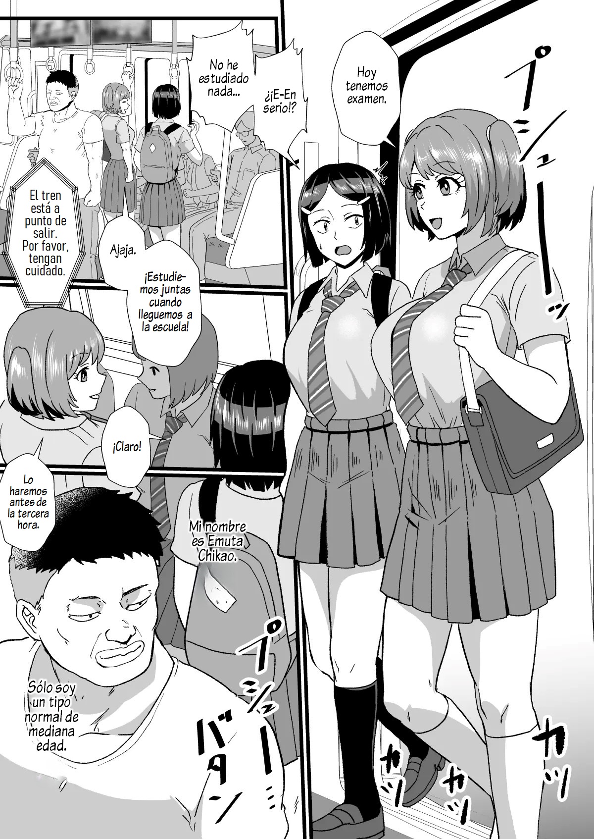 Tsuugaku Densha ni Arawareta Ninshiki Kaihen Oji-san | El hombre que Alteraró la Percepción y Apareció en el Tren Escolar - Page 2