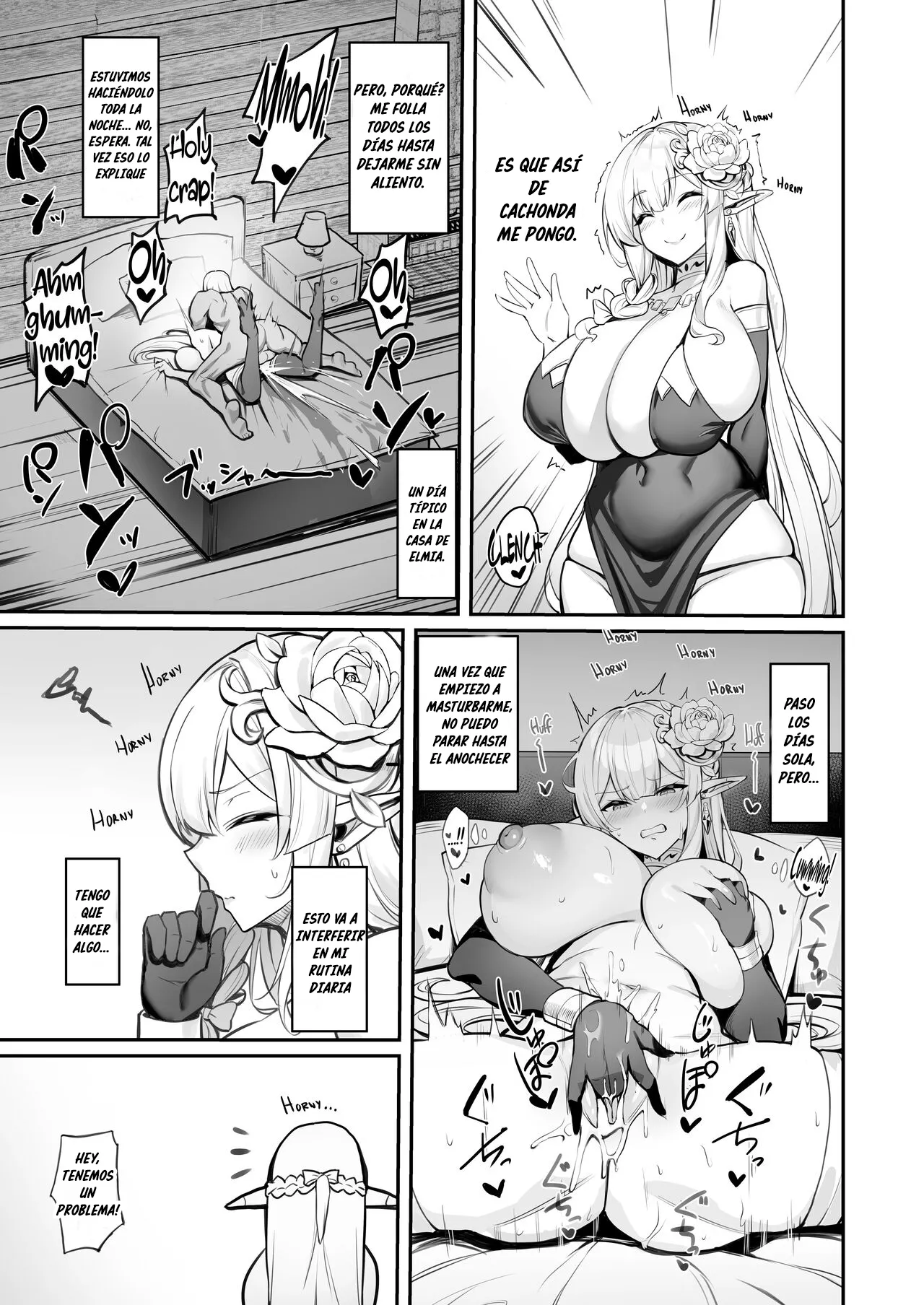 Hitozuma Elf wa Yokkyuu Fuman | La Esposa Elfa Está Reprimida - Page 6