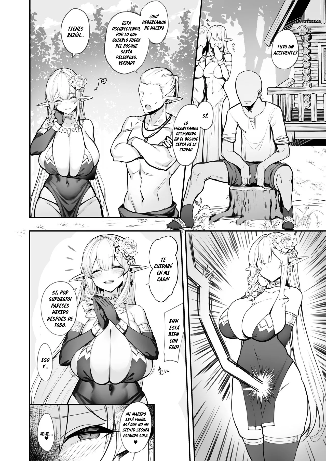 Hitozuma Elf wa Yokkyuu Fuman | La Esposa Elfa Está Reprimida - Page 7