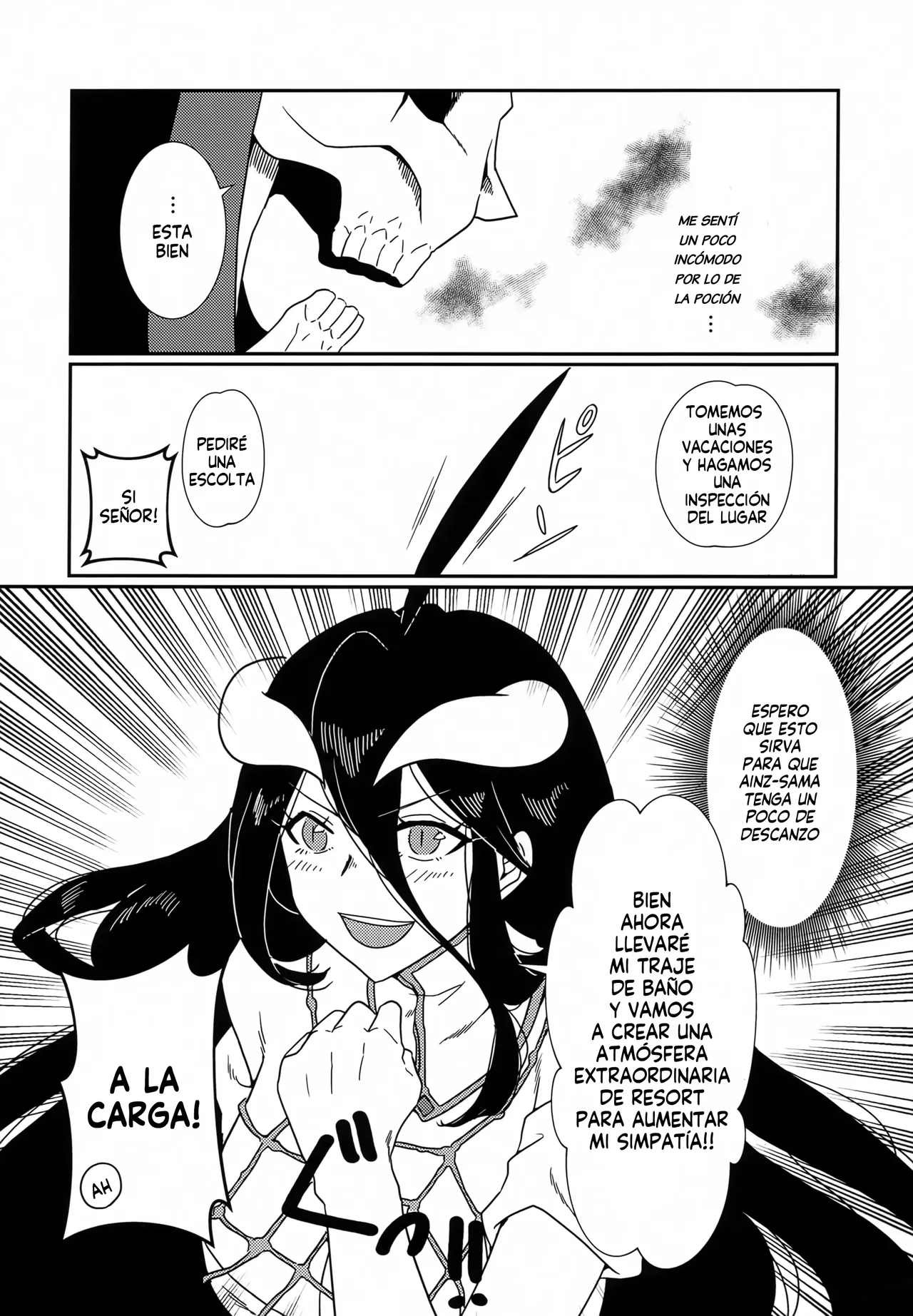 Albedo-san to! 3 | Albedo san y el mar! - Page 8