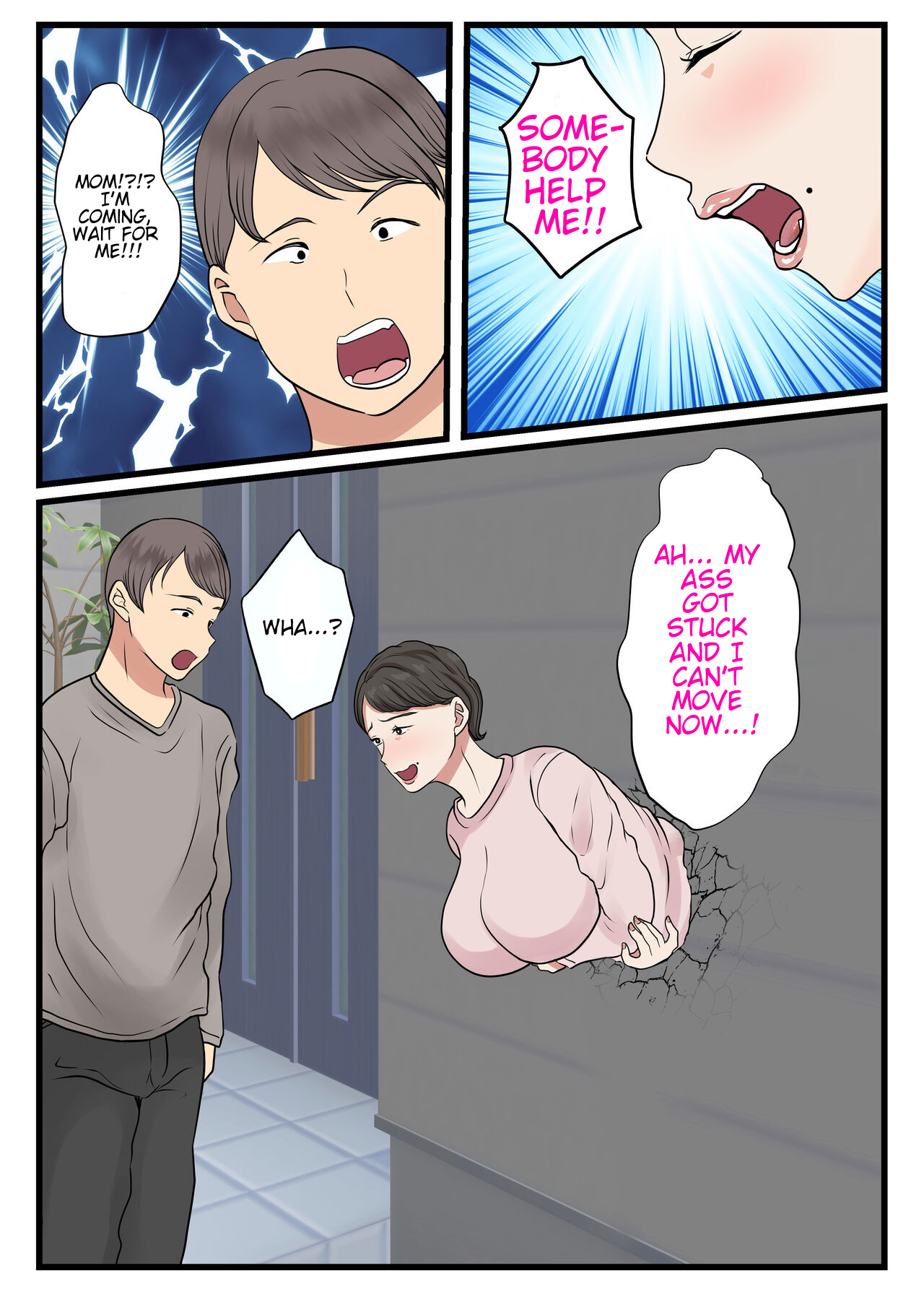 Haha ga Kabe ni Hamatte Ugokenakatta node… - Page 8