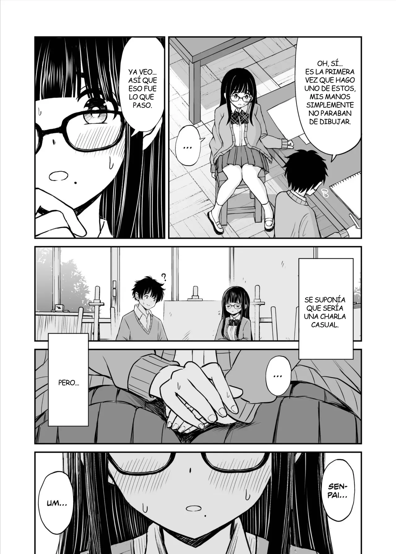 Bijutsubu no Kyonyuu Kouhai ga Nude Model ni Natta Kekka Amari ni Ero Sugite Ore no Geijutsu ga Bakuhatsushita Hanashi | La Kouhai de Pechos Grandes que se Desnudo para Ser mi Modelo de Dibujo - Page 10