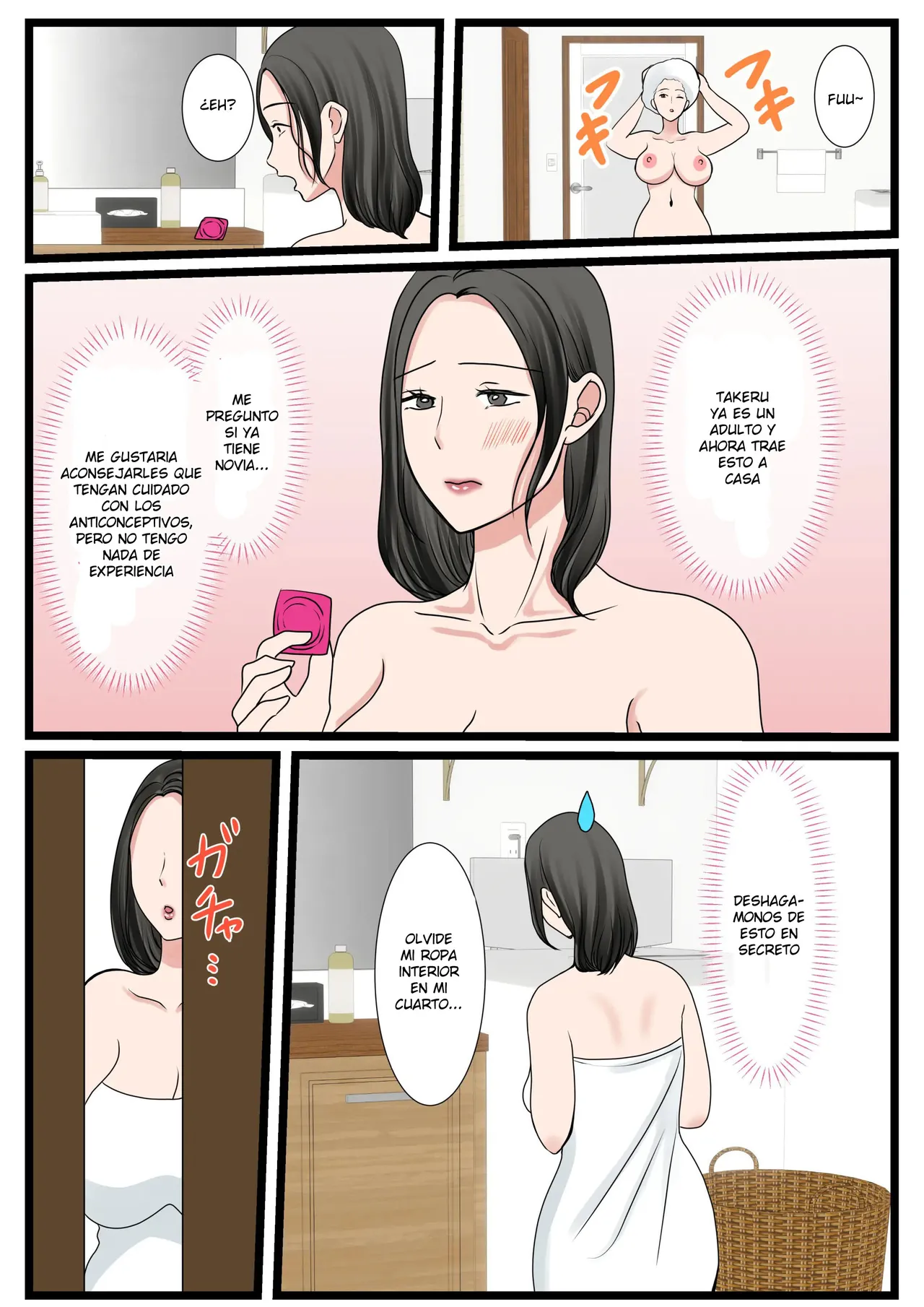 hojo no Haha wa Musuko ni Dakarete Ko o Haramu | Una Madre Virgen ConsibeE Un Hijo Con Su Hijo - Page 10
